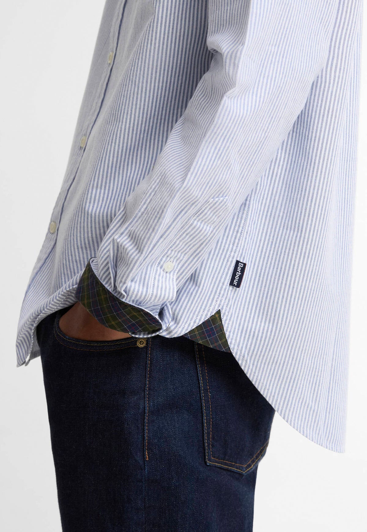 Authentic Striped Oxford Shirt - Blue
