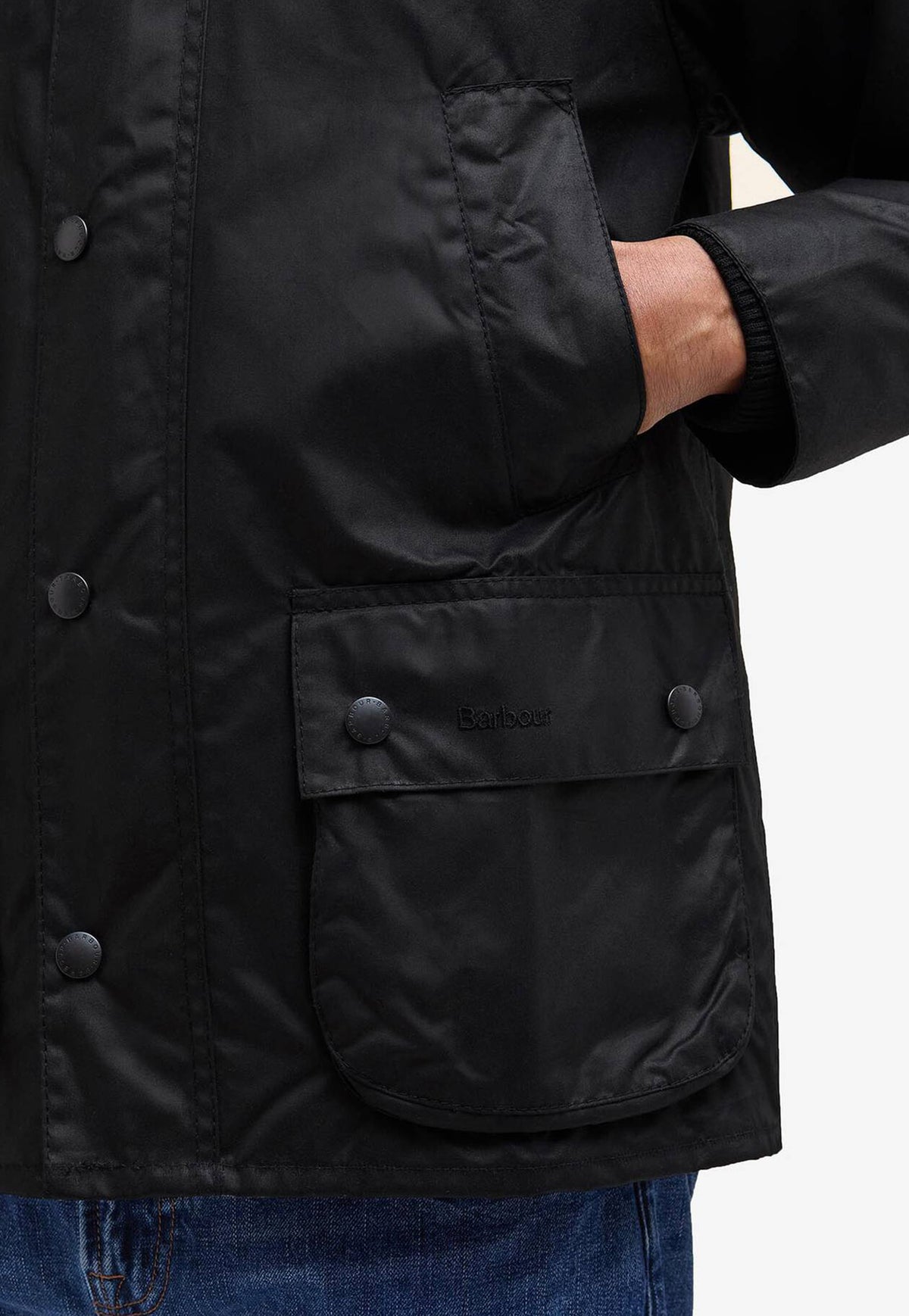 Men's Bedale Wax Jacket - Black