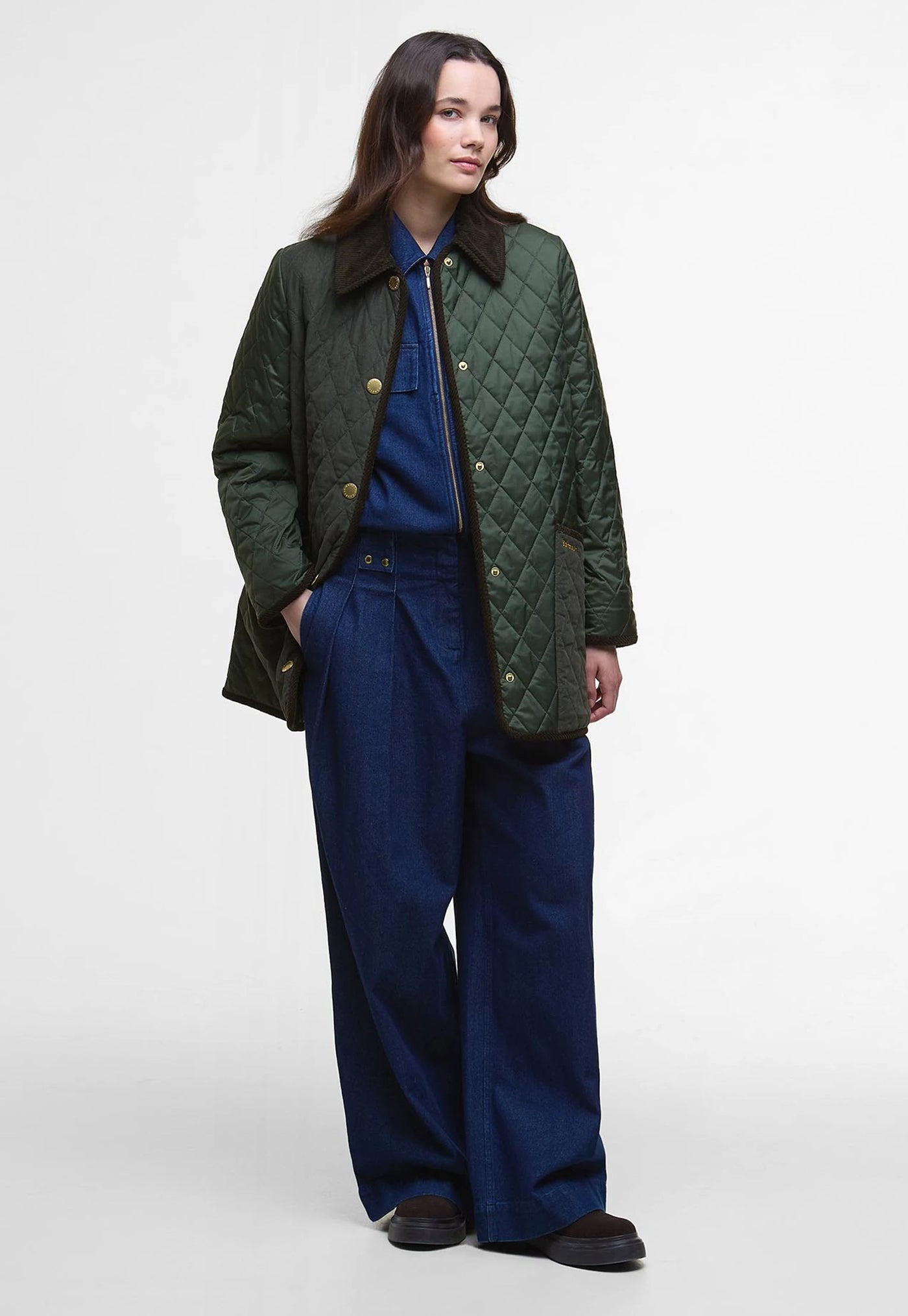 Meryl Quilted Jacket - Olive/Ancient
