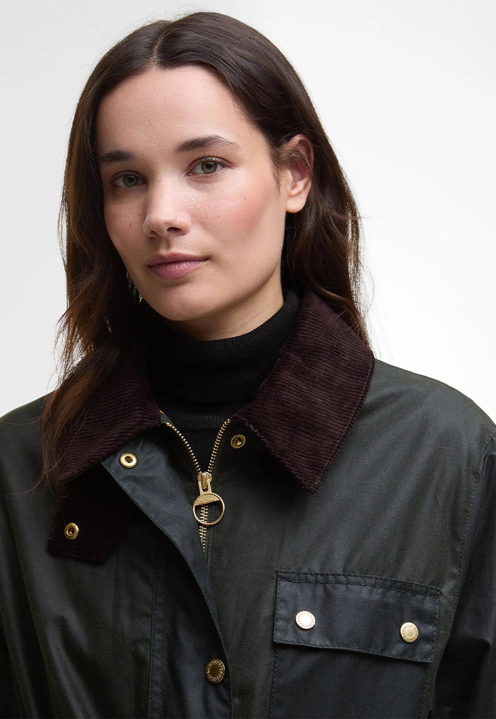 Milda Wax Jacket - Fern/Sage/Ancient Tartan