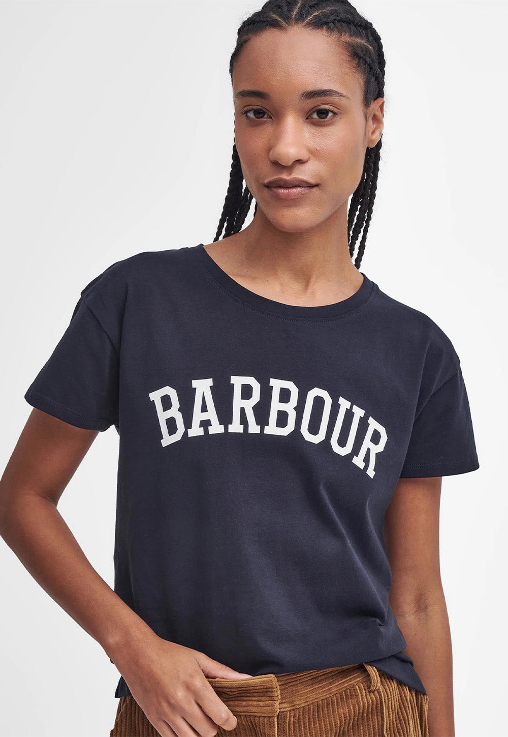 Northumberland Classic T-Shirt - Navy/White