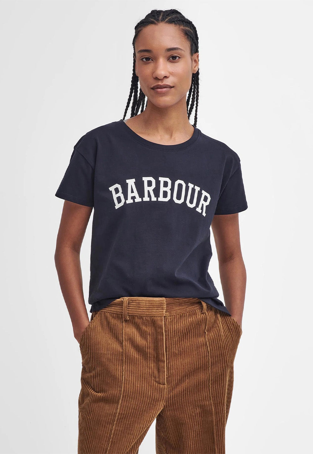 Northumberland Classic T-Shirt - Navy/White