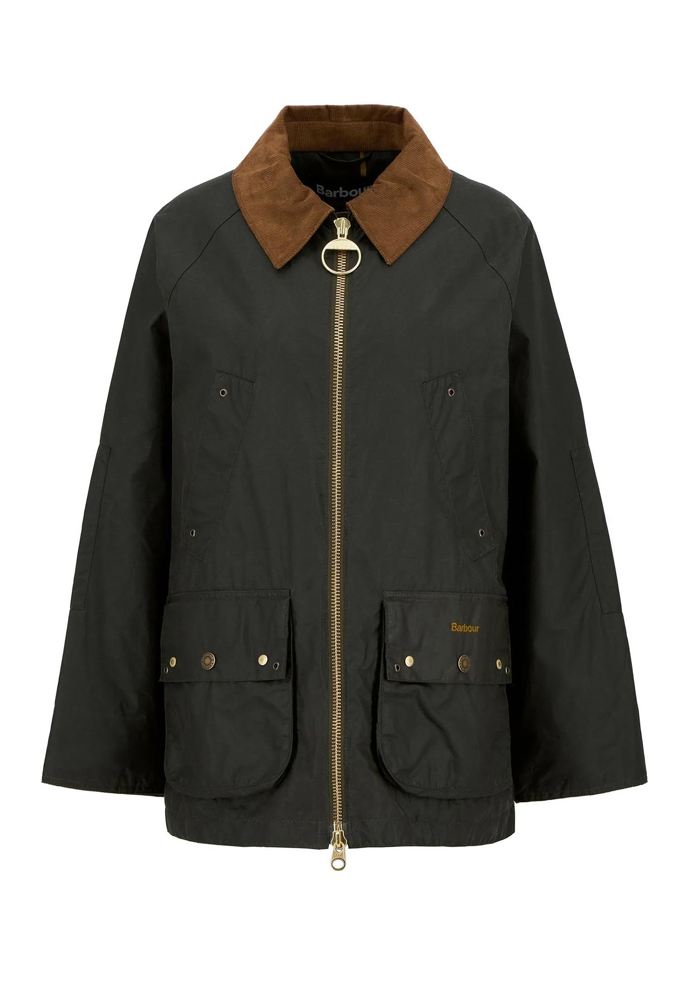 Raelynn Wax Jacket - Olive/Ancient Tartan