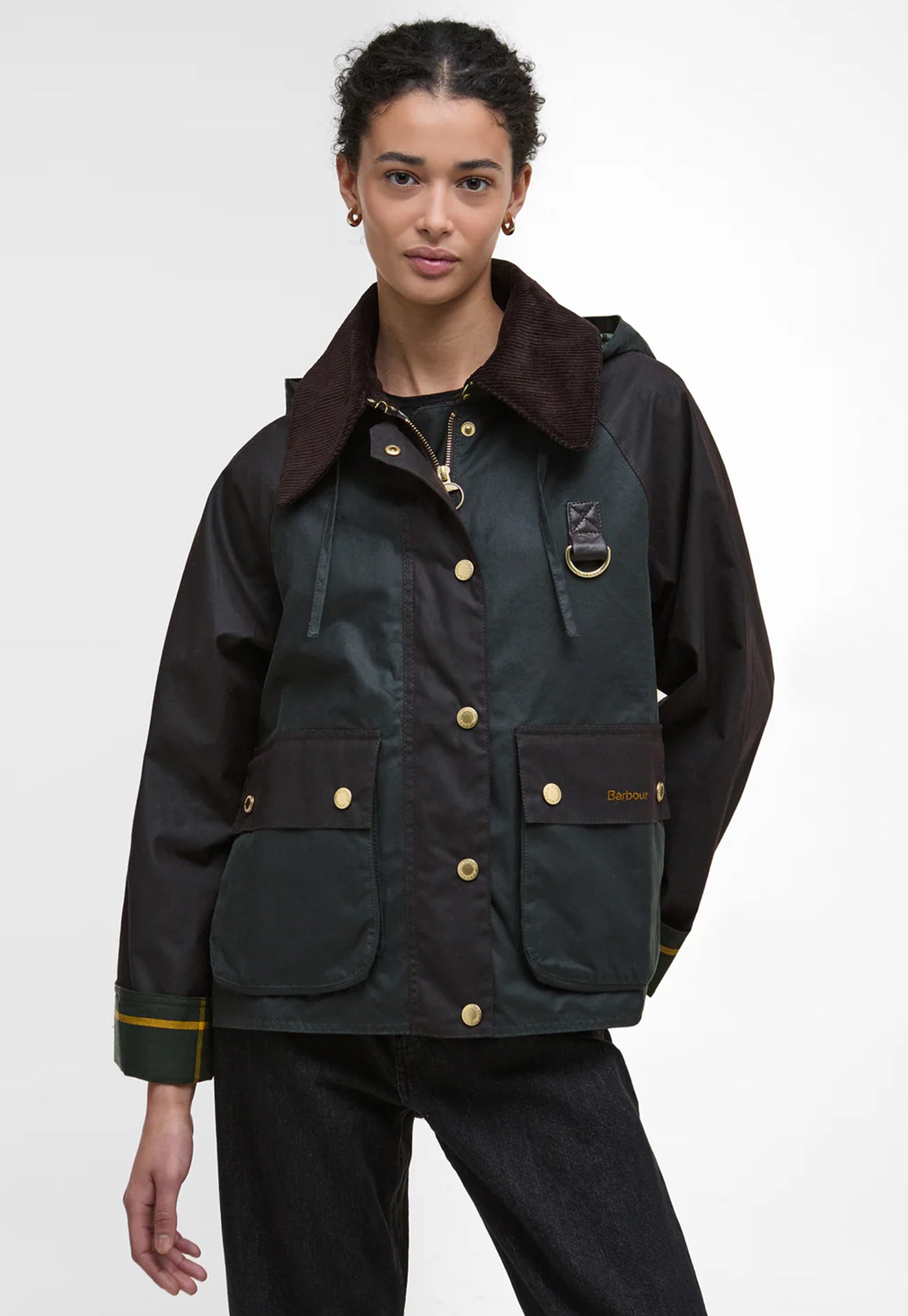 Reighton Wax Jacket - Fern/Accient