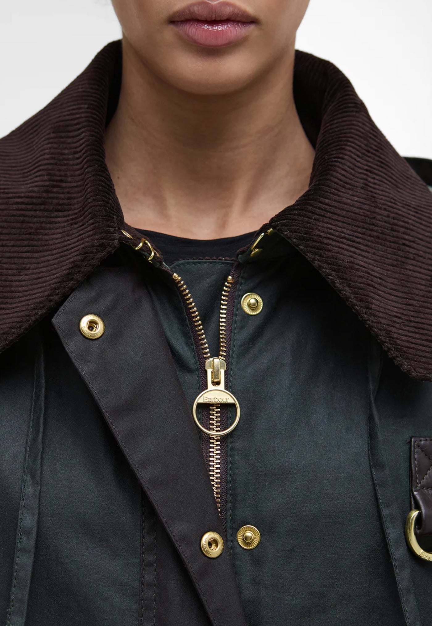 Reighton Wax Jacket - Fern/Accient