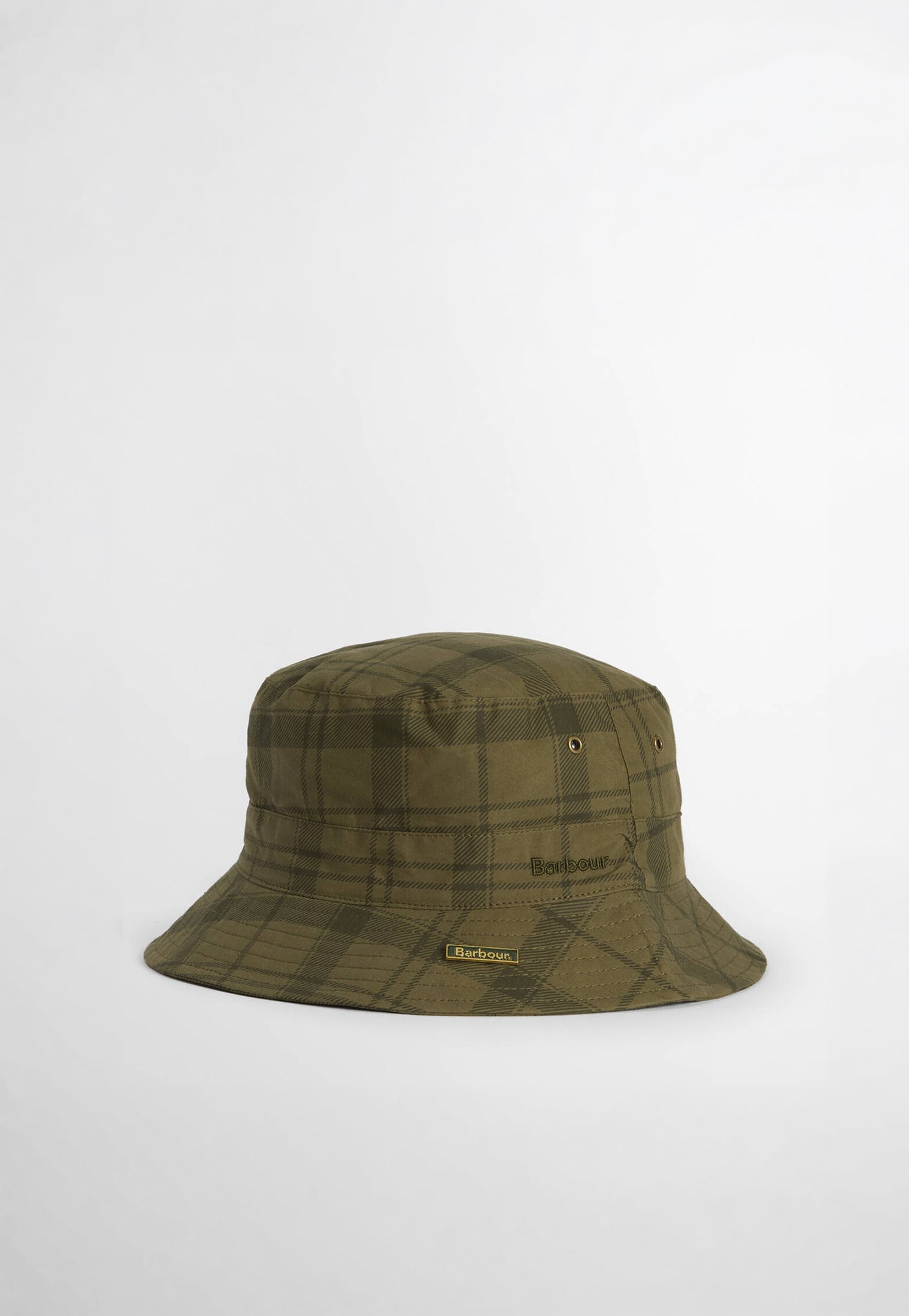 Tartan Transport Bucket Hat - Dusky Green