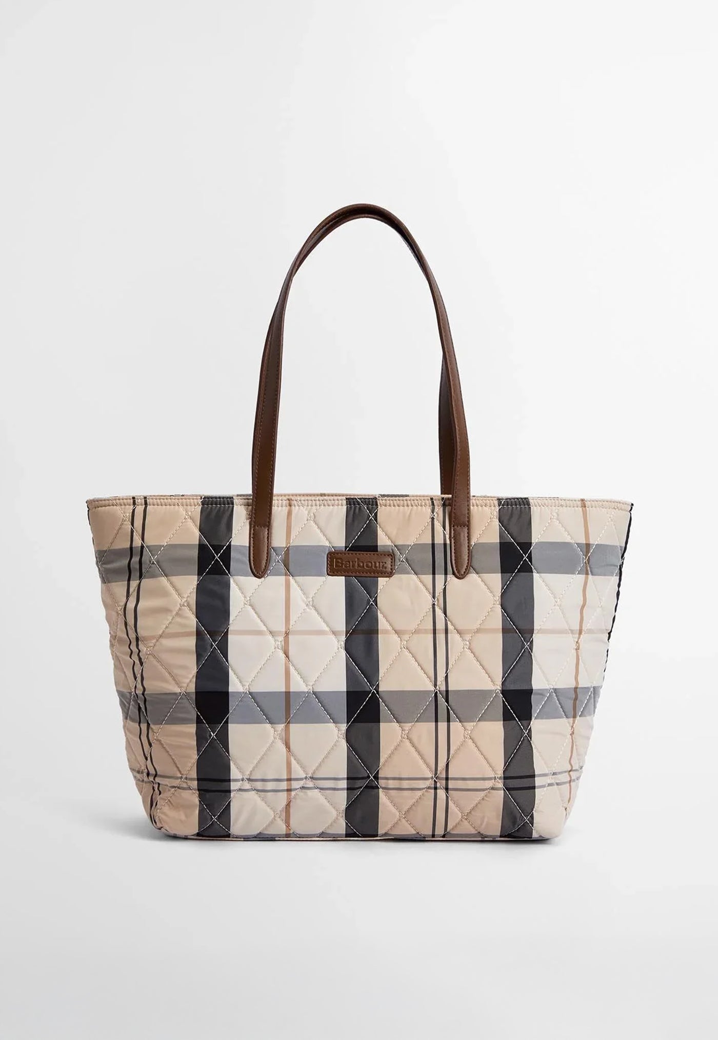Wetherham Quilted Tartan Bag - Safari Tartan