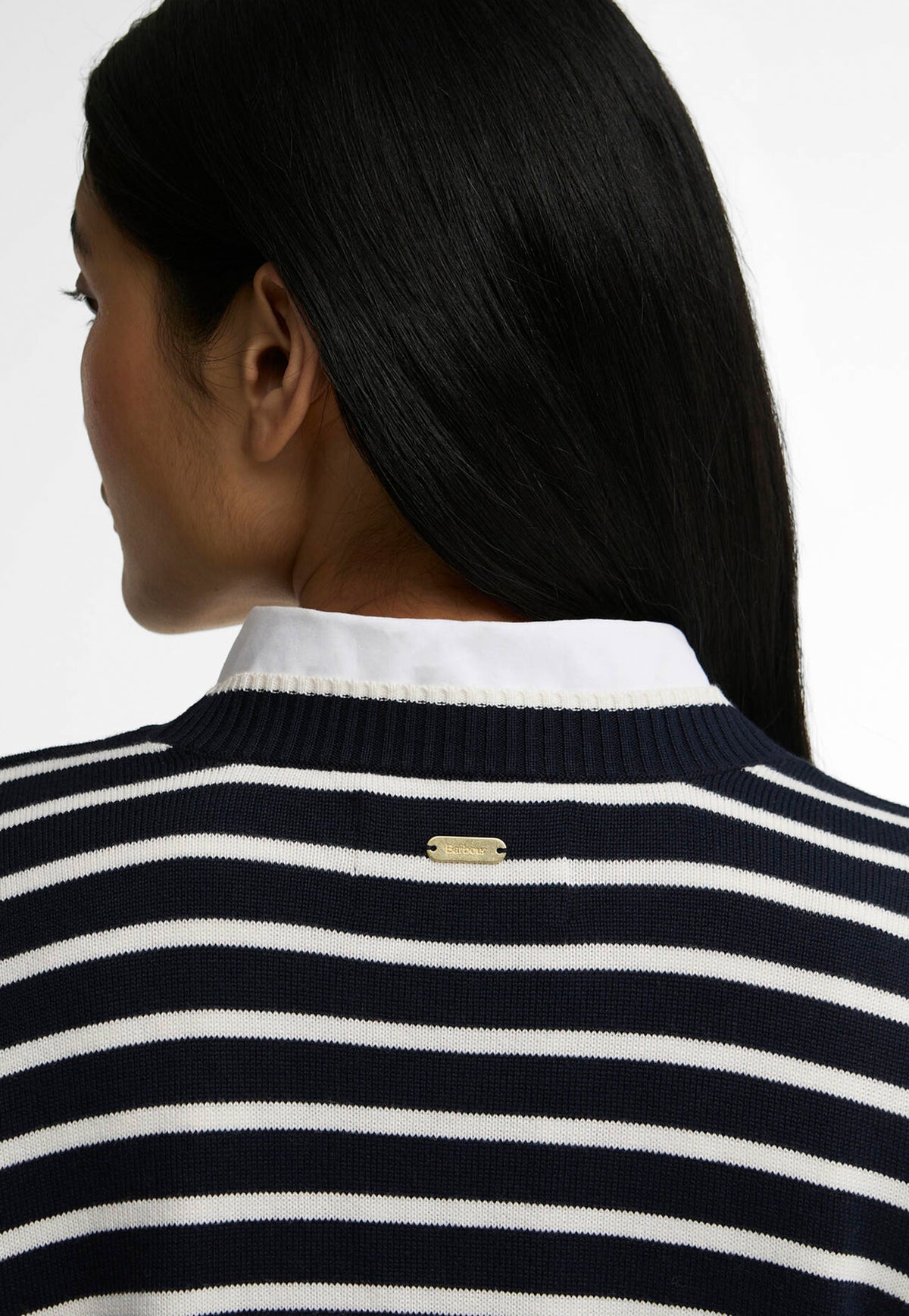 Emmy Knitted Jumper - Navy Stripe