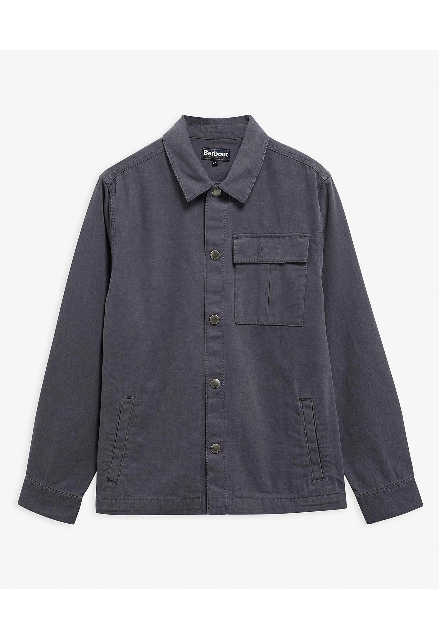 Men's Wetheral Twill Overshirt - Washed Navy