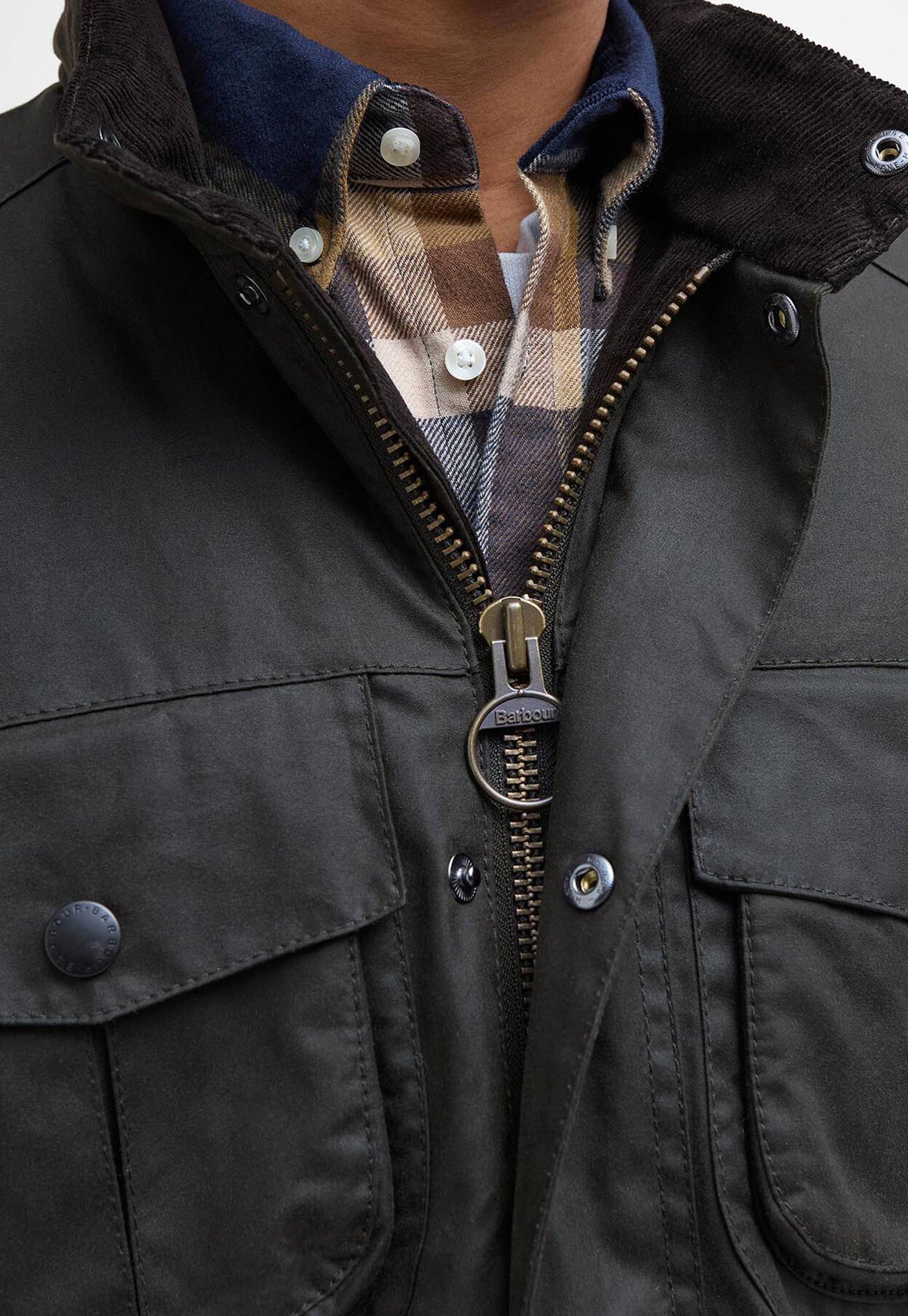 Corbridge Wax Jacket - Olive/Classic