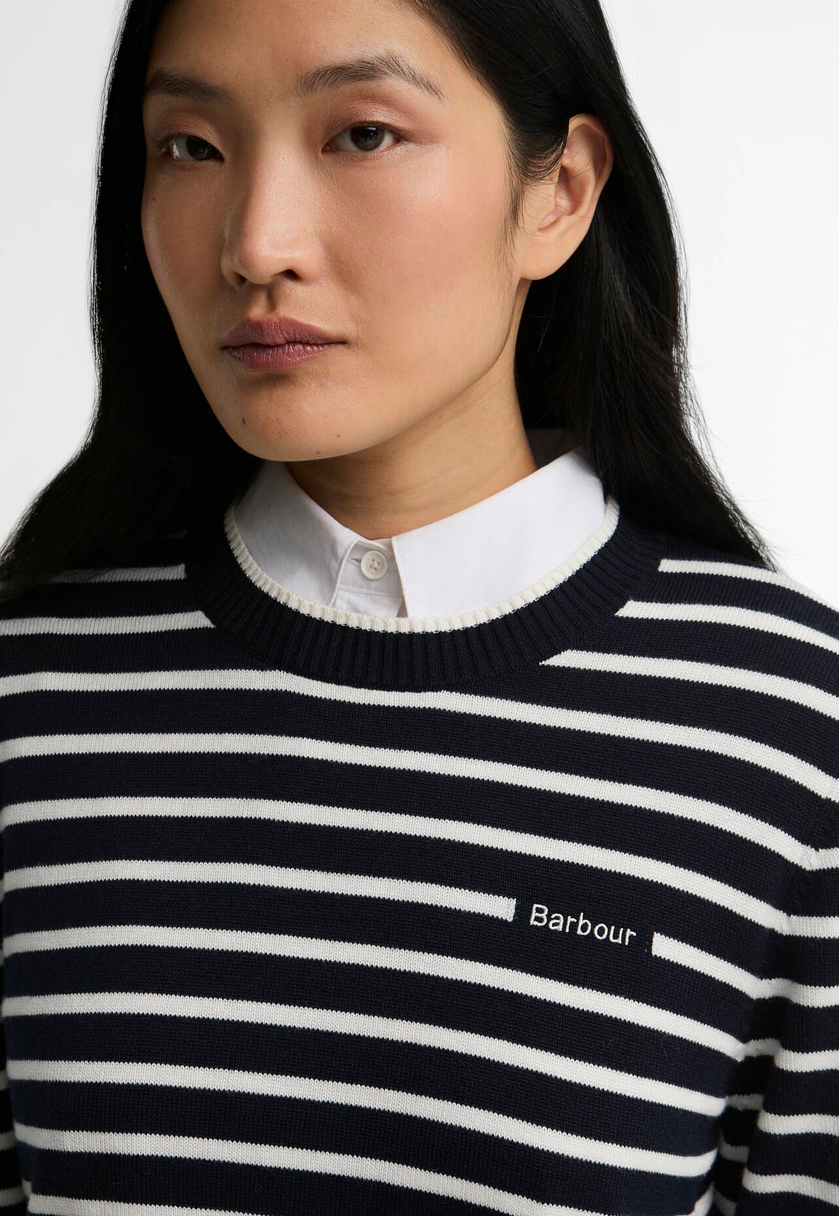 Emmy Knitted Jumper - Navy Stripe