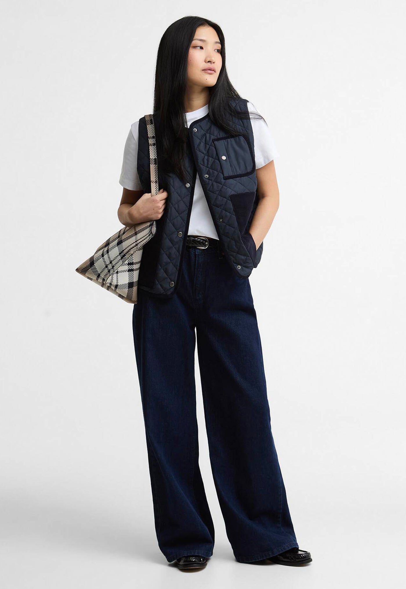Thulby Quilted Gilet - Dark Navy
