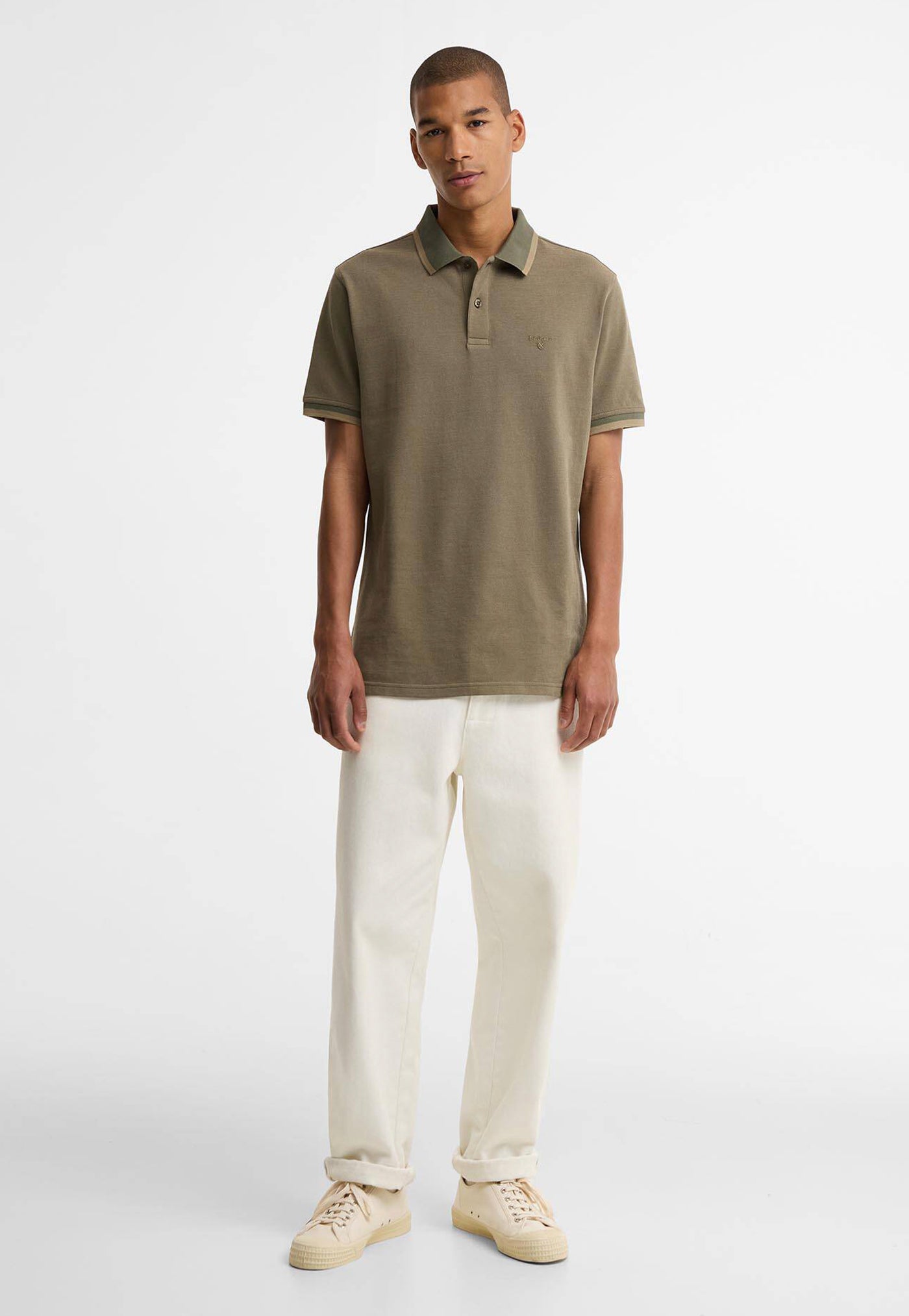 Men's Barnard Tailored Polo Shirt - Dusty Olive