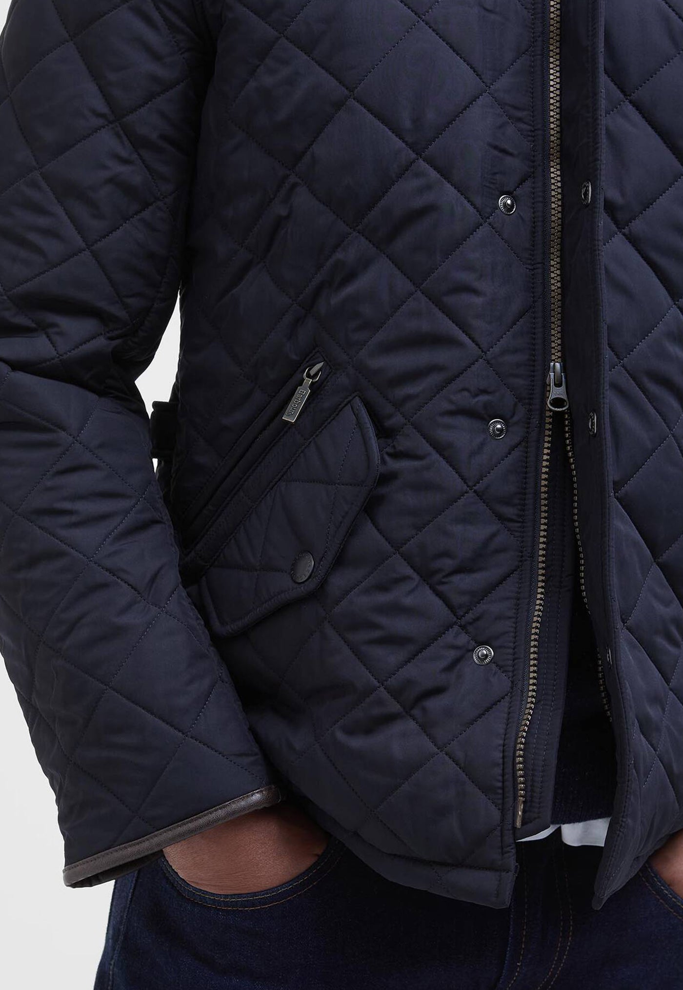 Powell Quilted Jacket - Navy