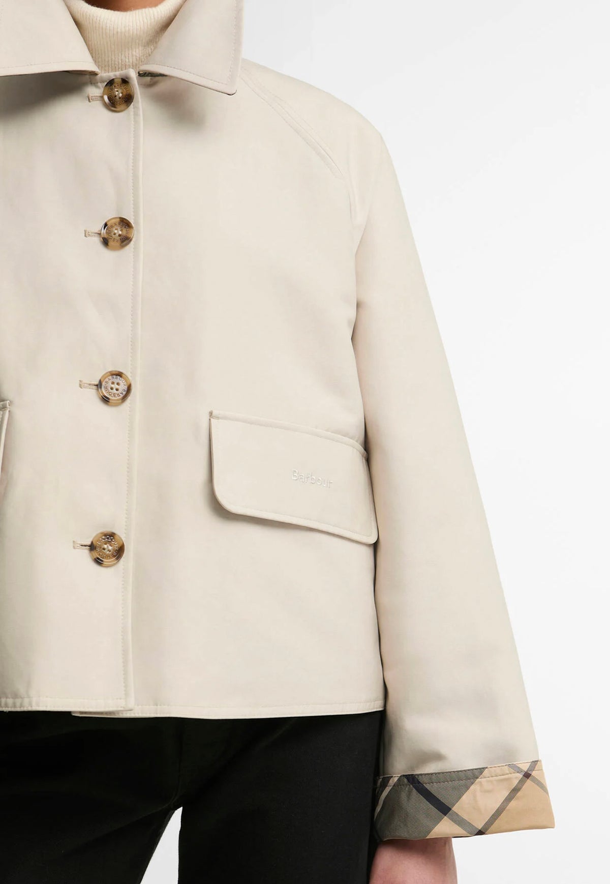 Delilah Showerproof Jacket - Mist/Birchwood