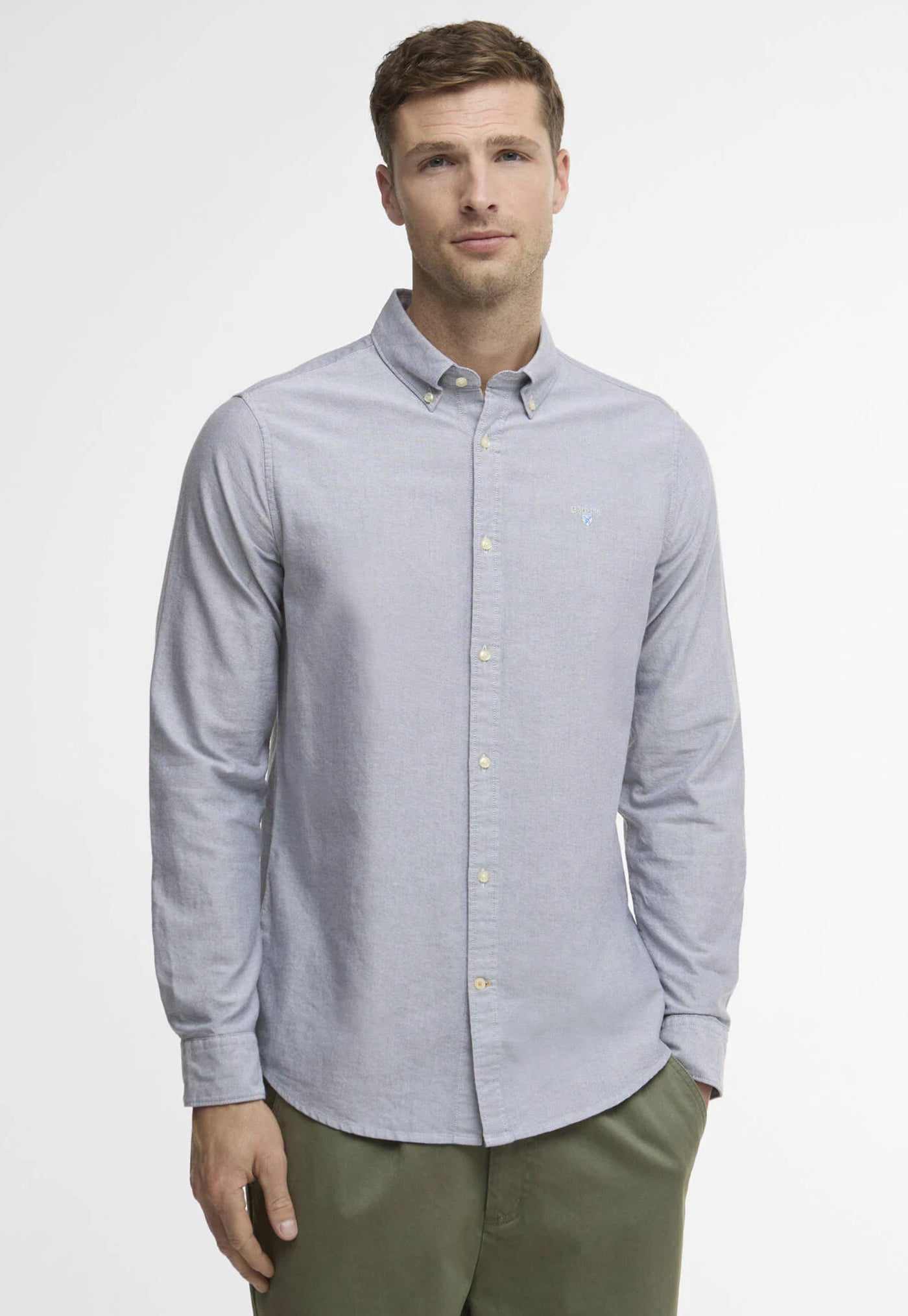 Oxtown Tailored Shirt - Grey Blue