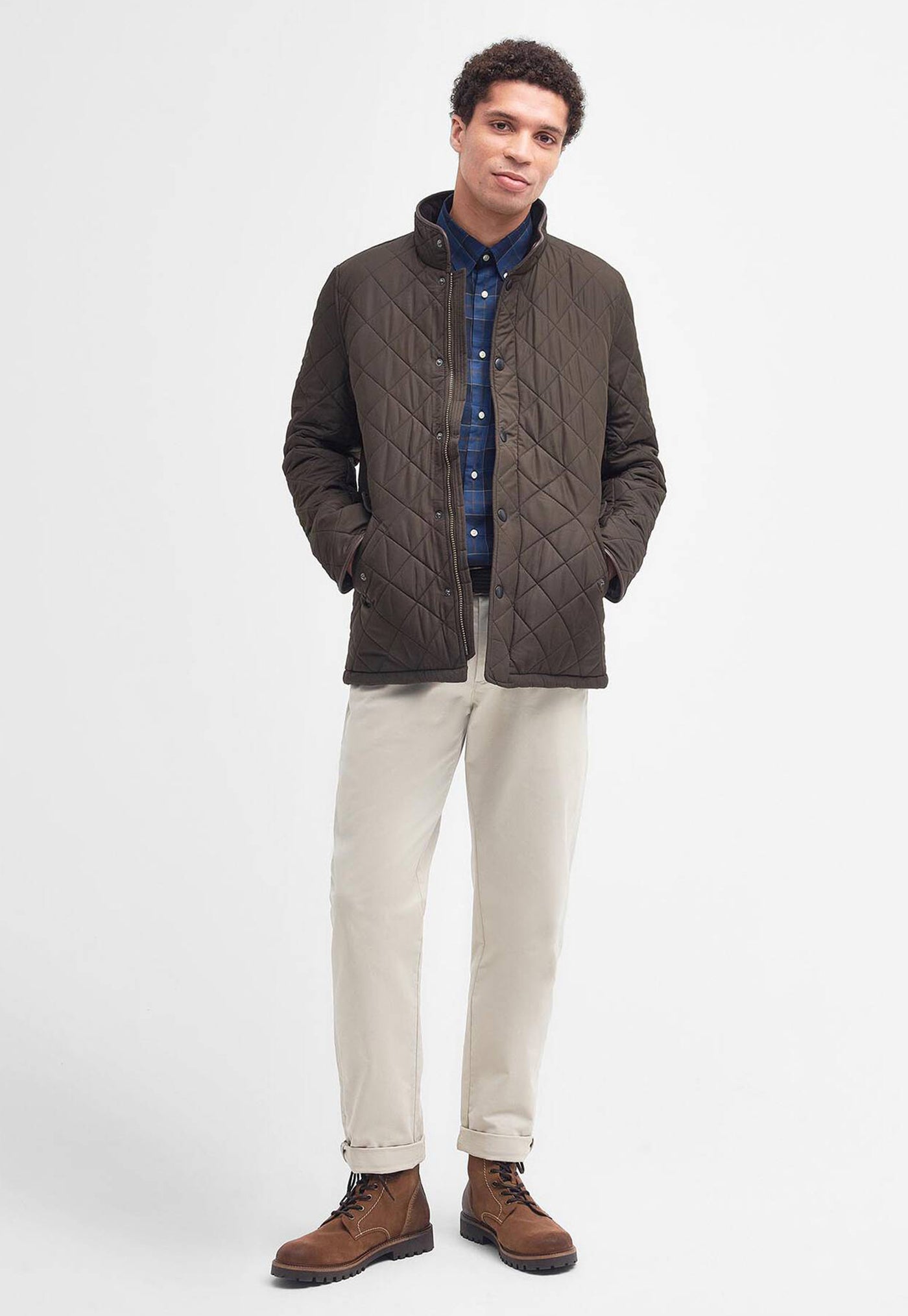 Powell Quilted Jacket - Olive