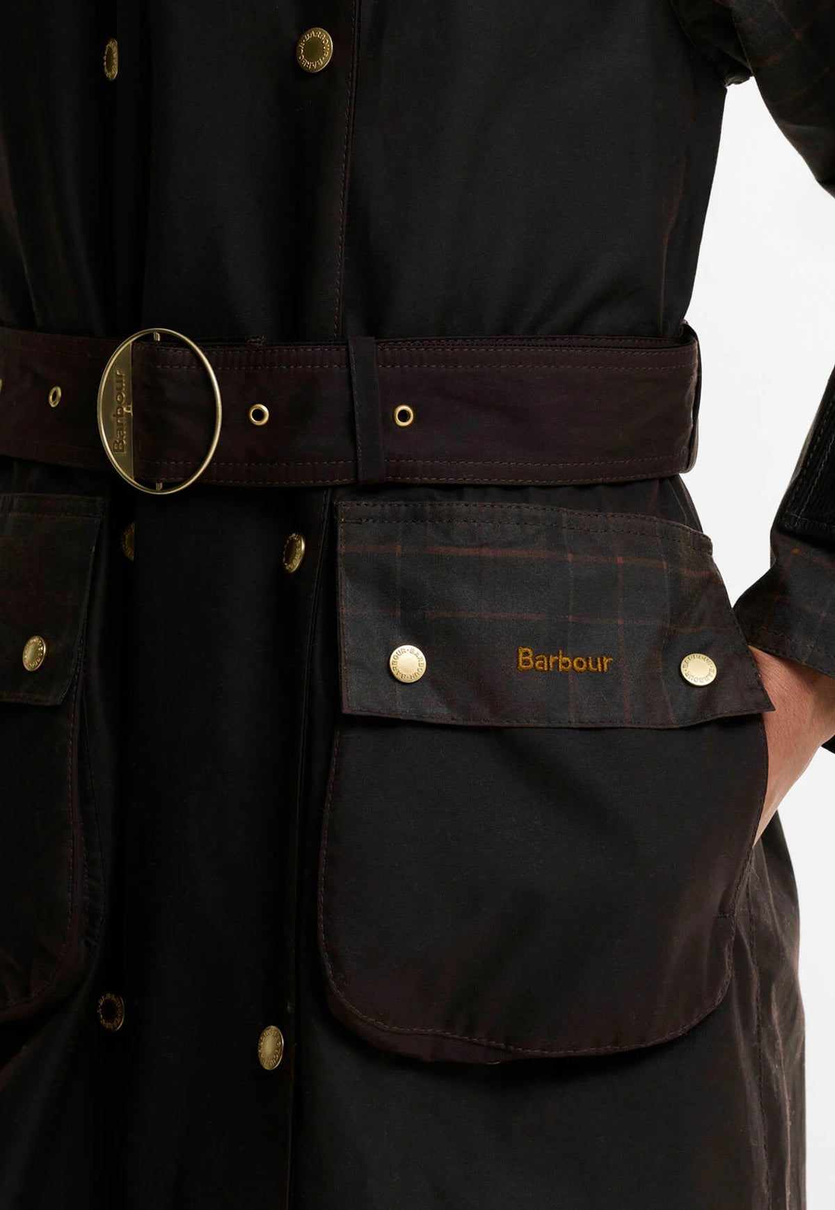 Elva Wax Jacket - Rustic/Muted/Mixed Tartan