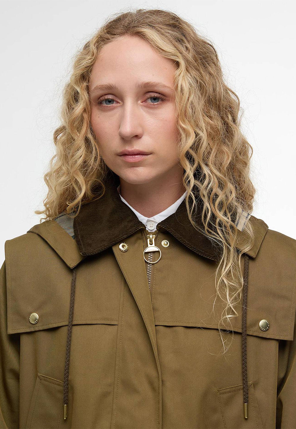 Bilsdale Showerproof Jacket - Golden Olive/Ancient Tartan