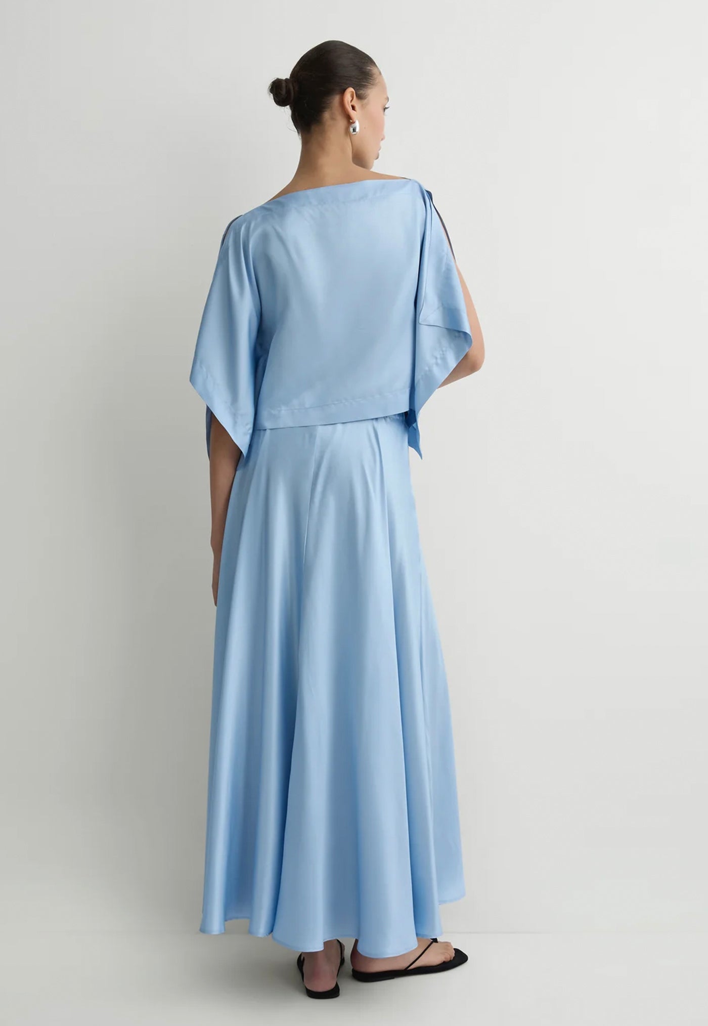 Como Waterfall Top - Sky Blue