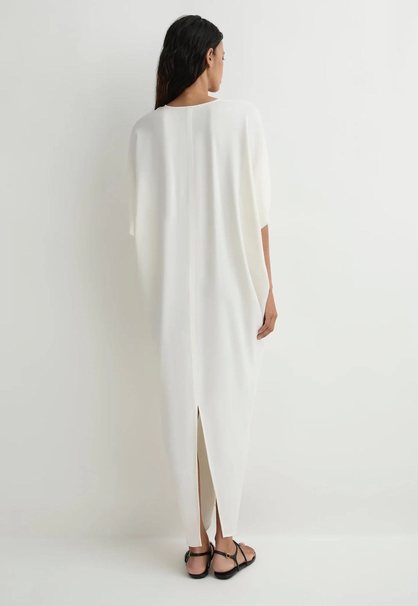 Lyon Caftan Dress - White