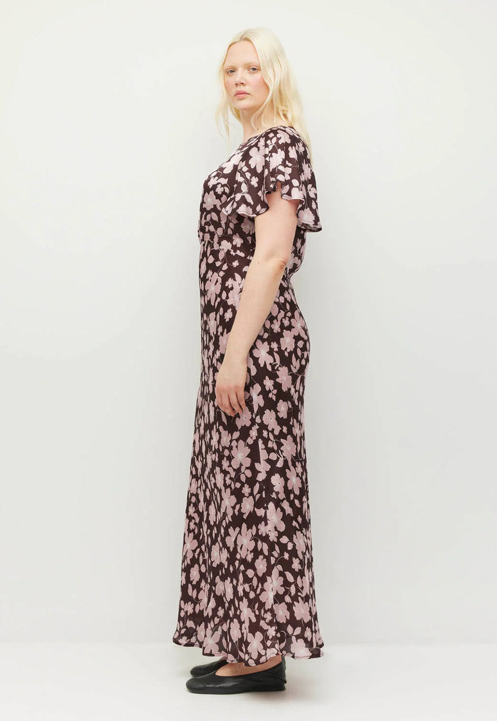 Camelia Dress - Rose Lustre