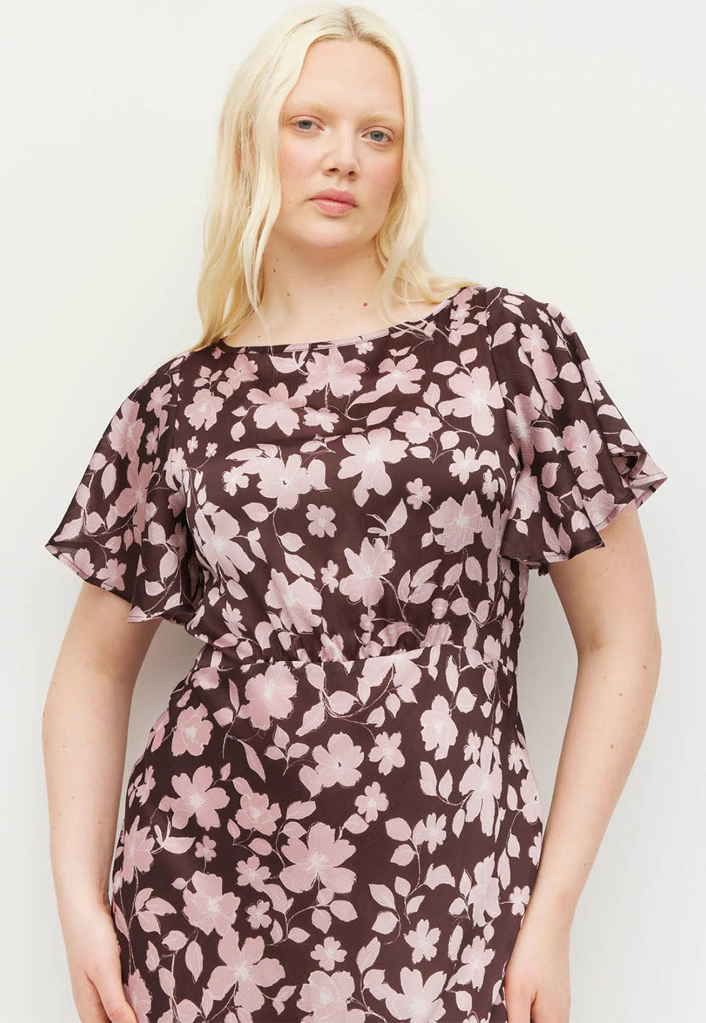 Camelia Dress - Rose Lustre