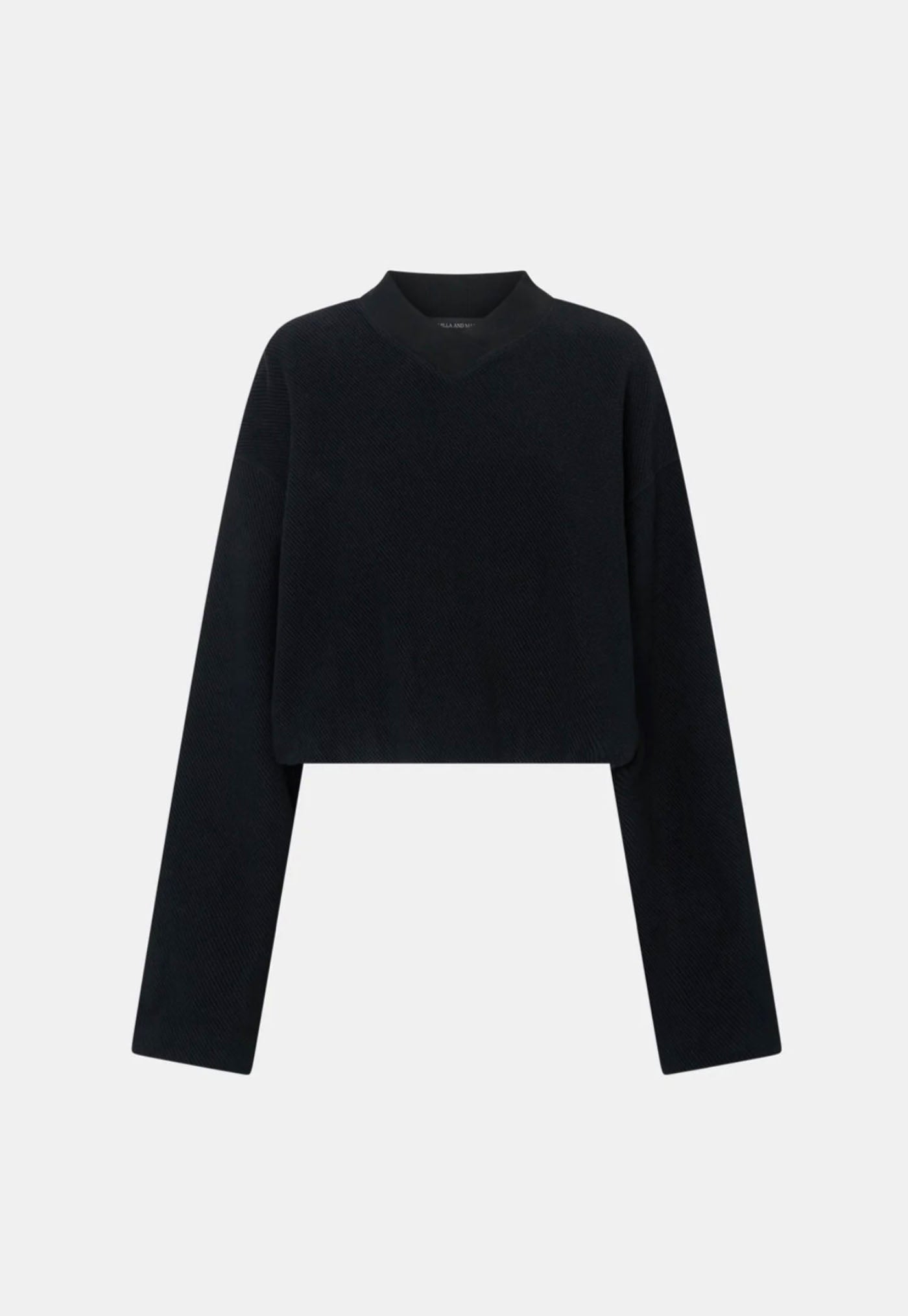 Cosmo Textured Sweater - Black