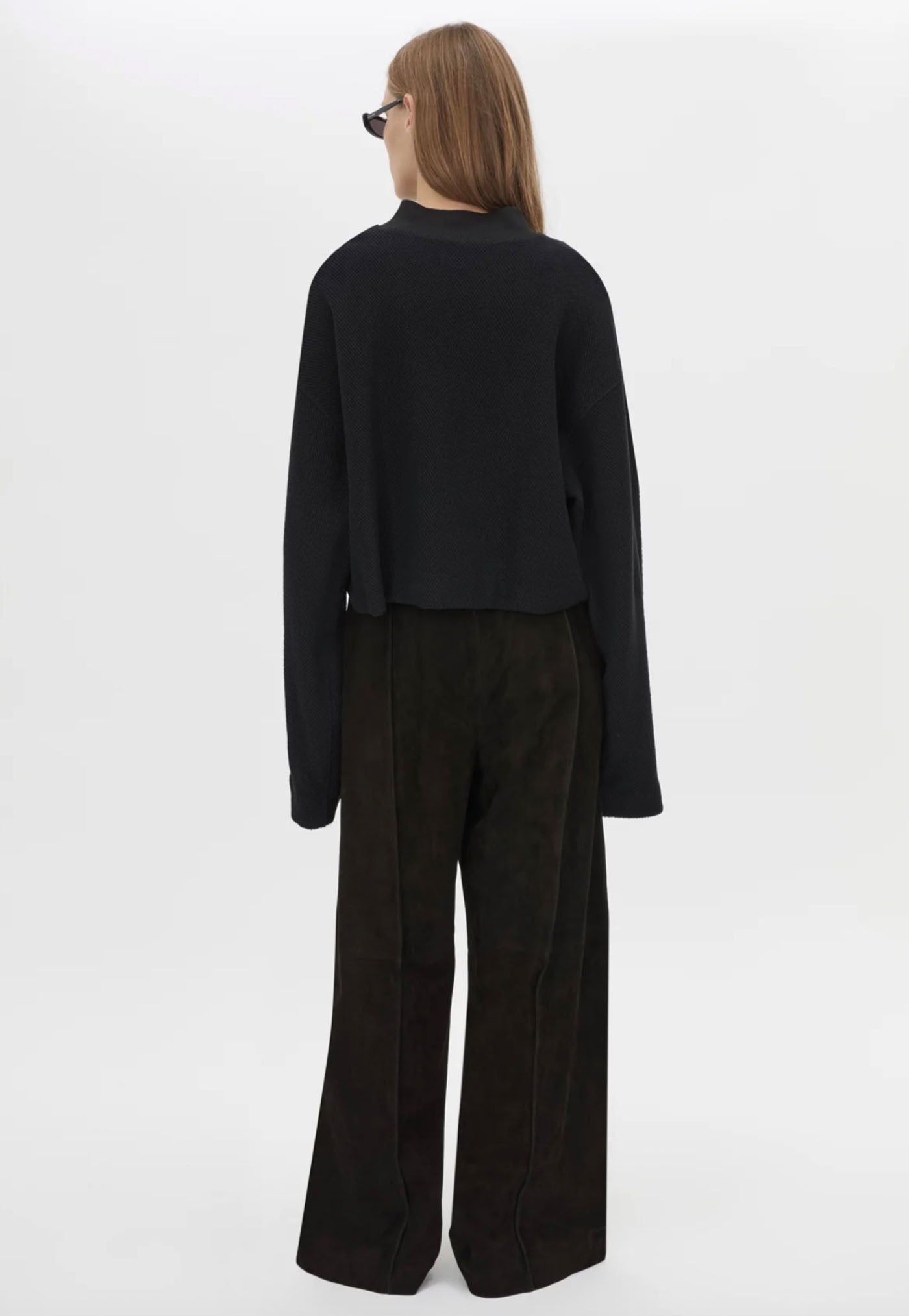 Cosmo Textured Sweater - Black