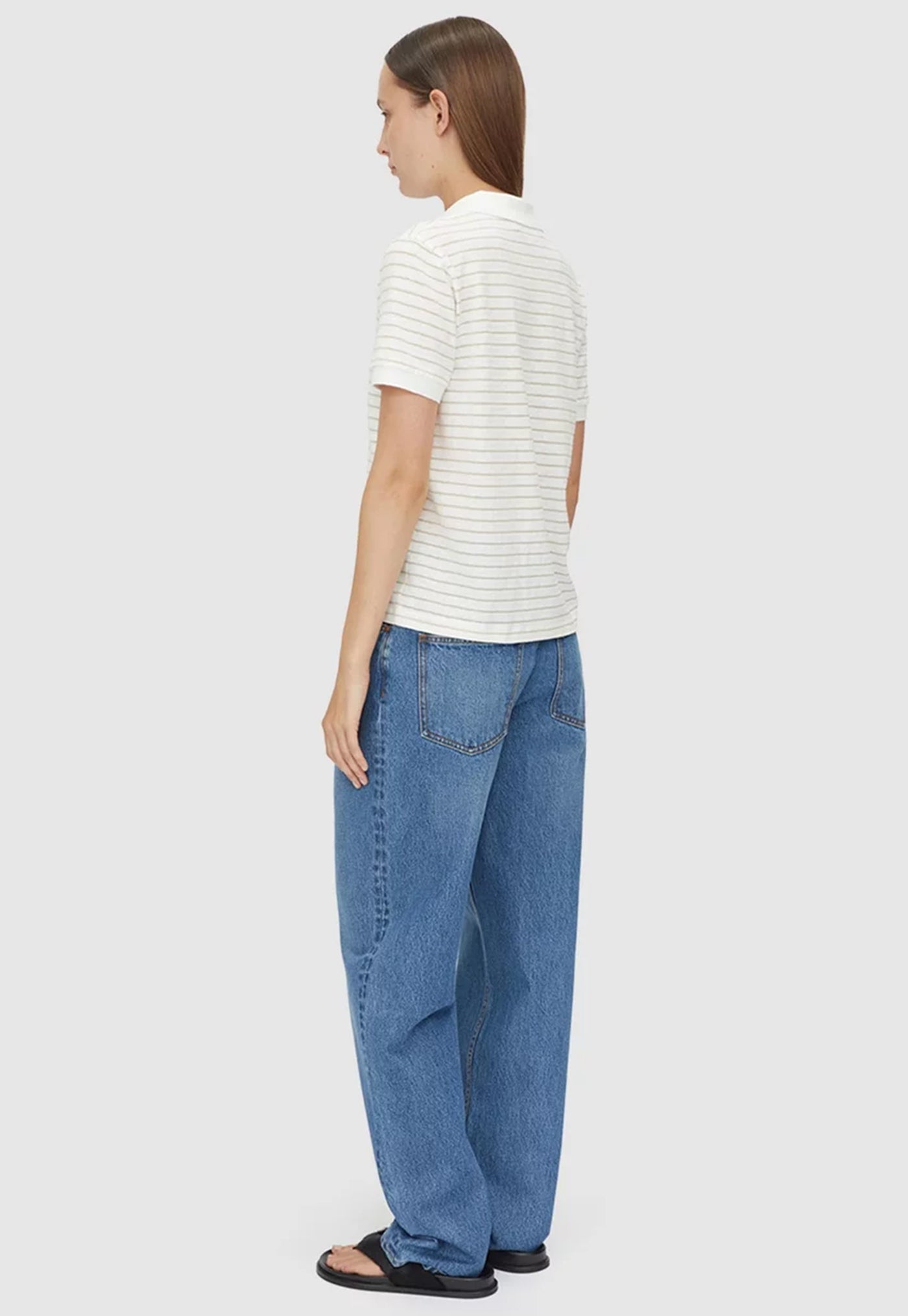 Europa Polo - Stone Stripe