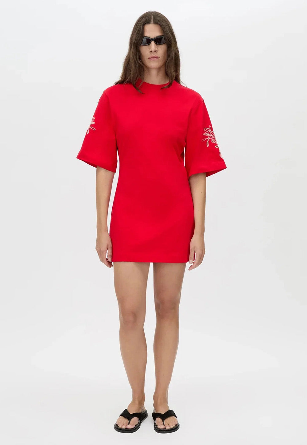 Eviva Mini Dress - Poppy Red