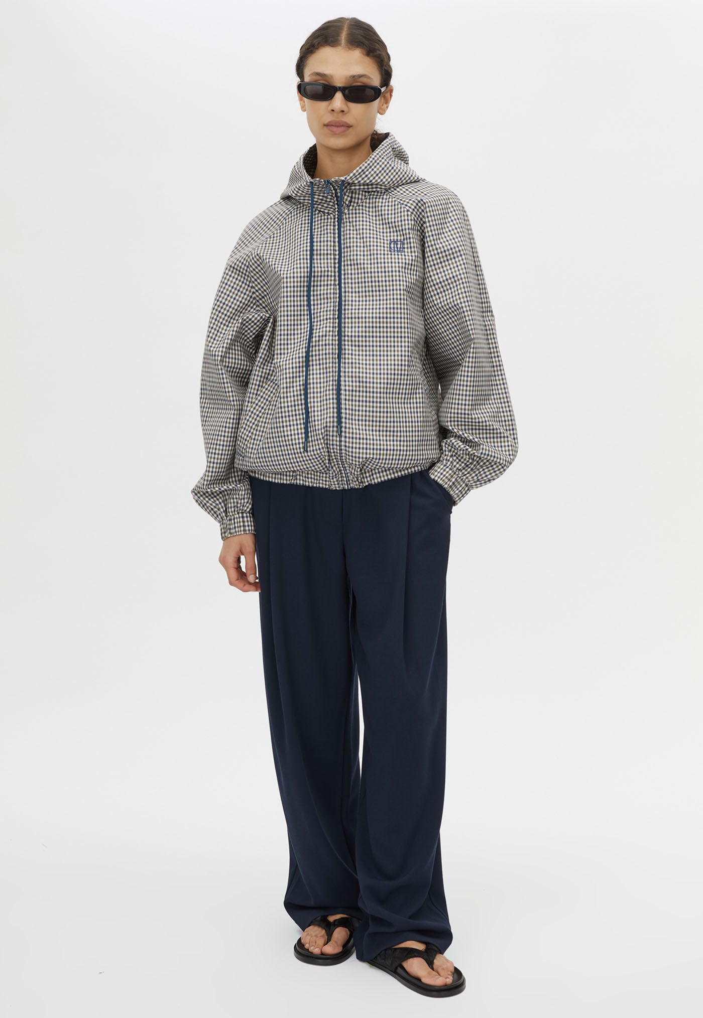 Pierce Check Anorak - Birch Check