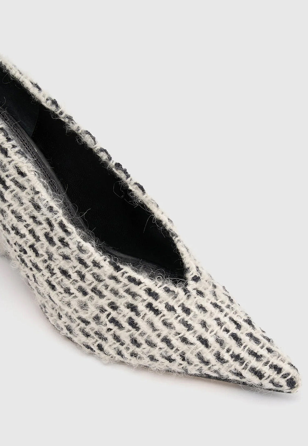 Rhys Braided Pump - Cream/Black