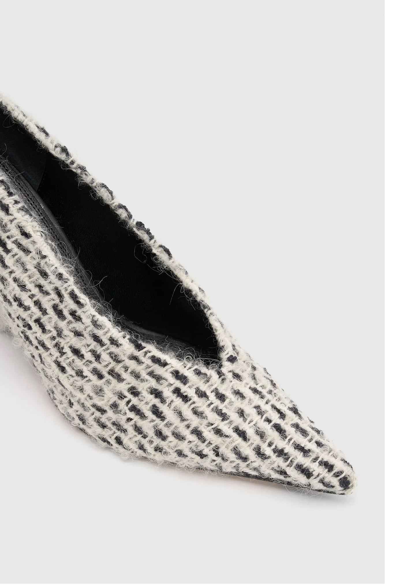 Rhys Braided Pump - Cream/Black