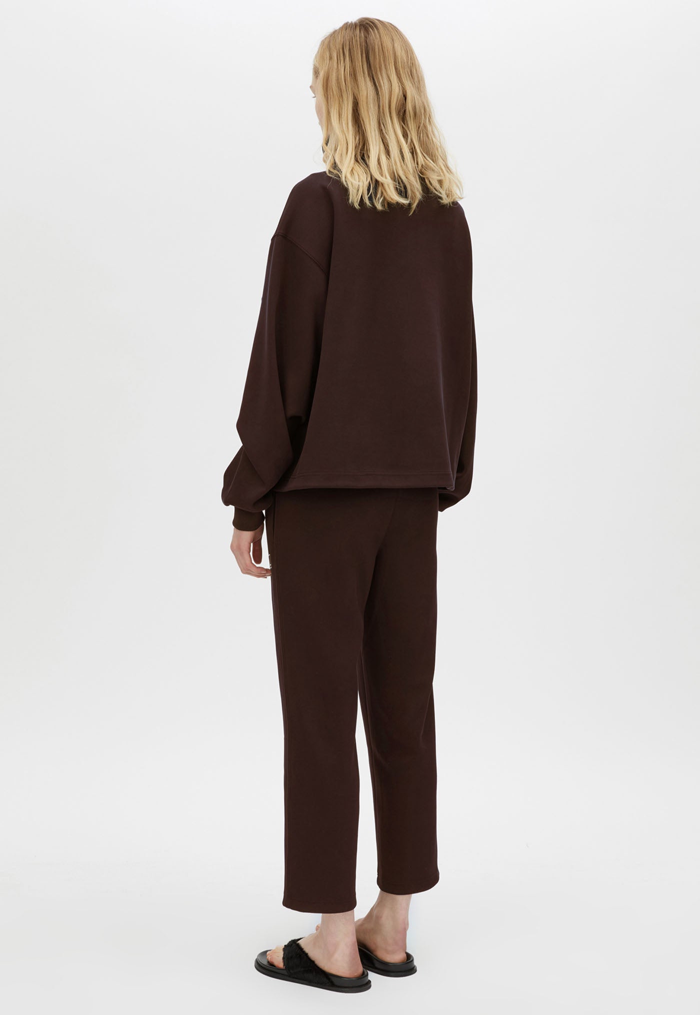 Zylus Sweater - Chocolate/White