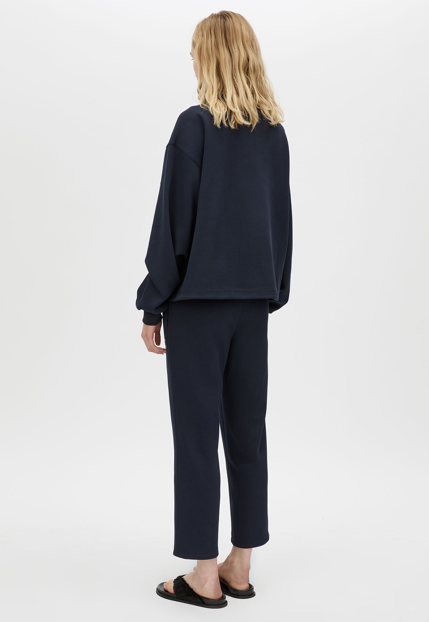 Zylus Sweater - Navy/White