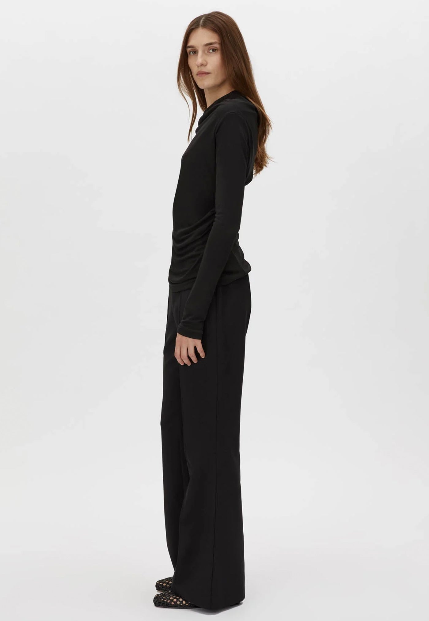 Mai Long Sleeve Top - Black