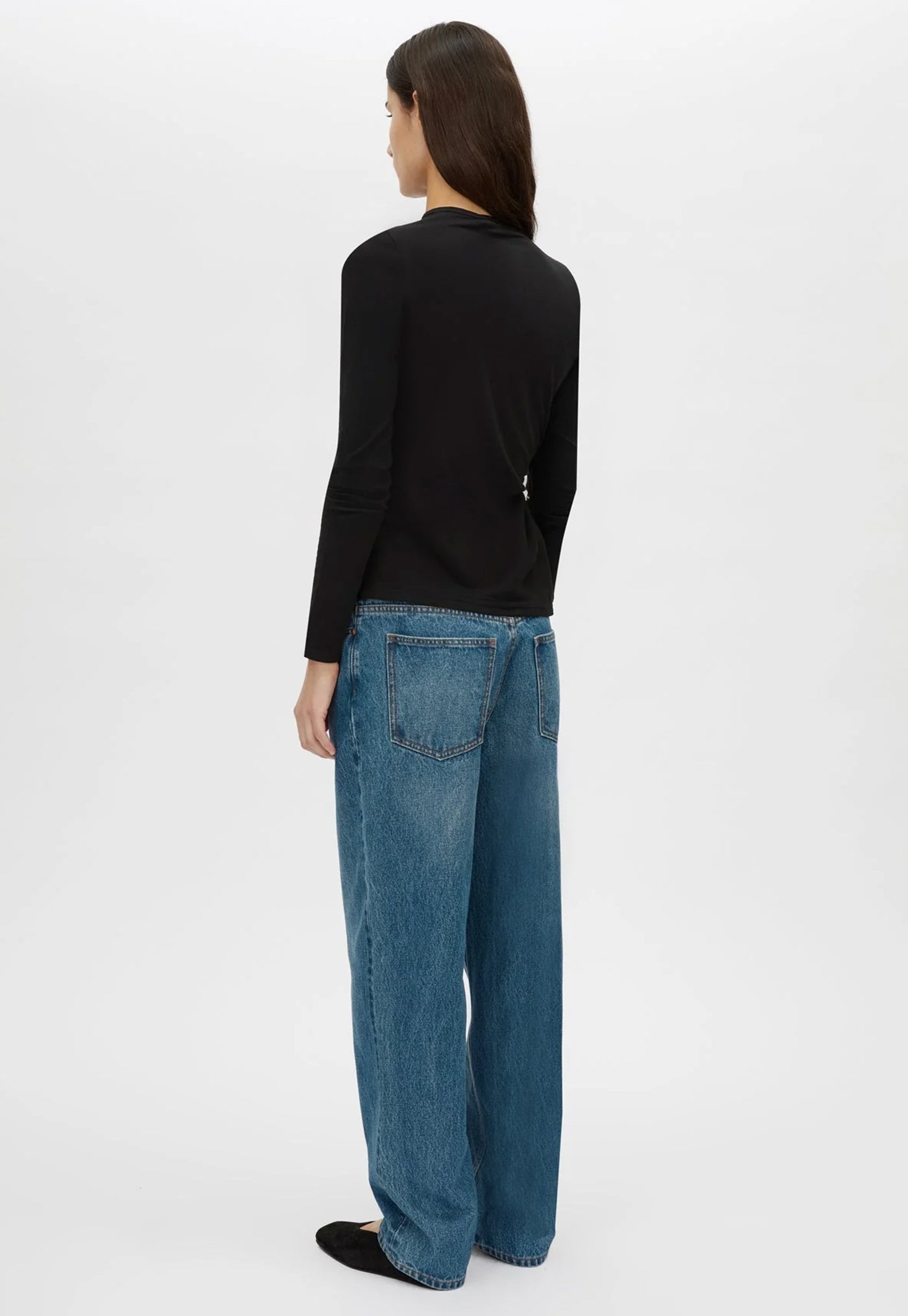 Felton Knot Long Sleeve Tee - Black