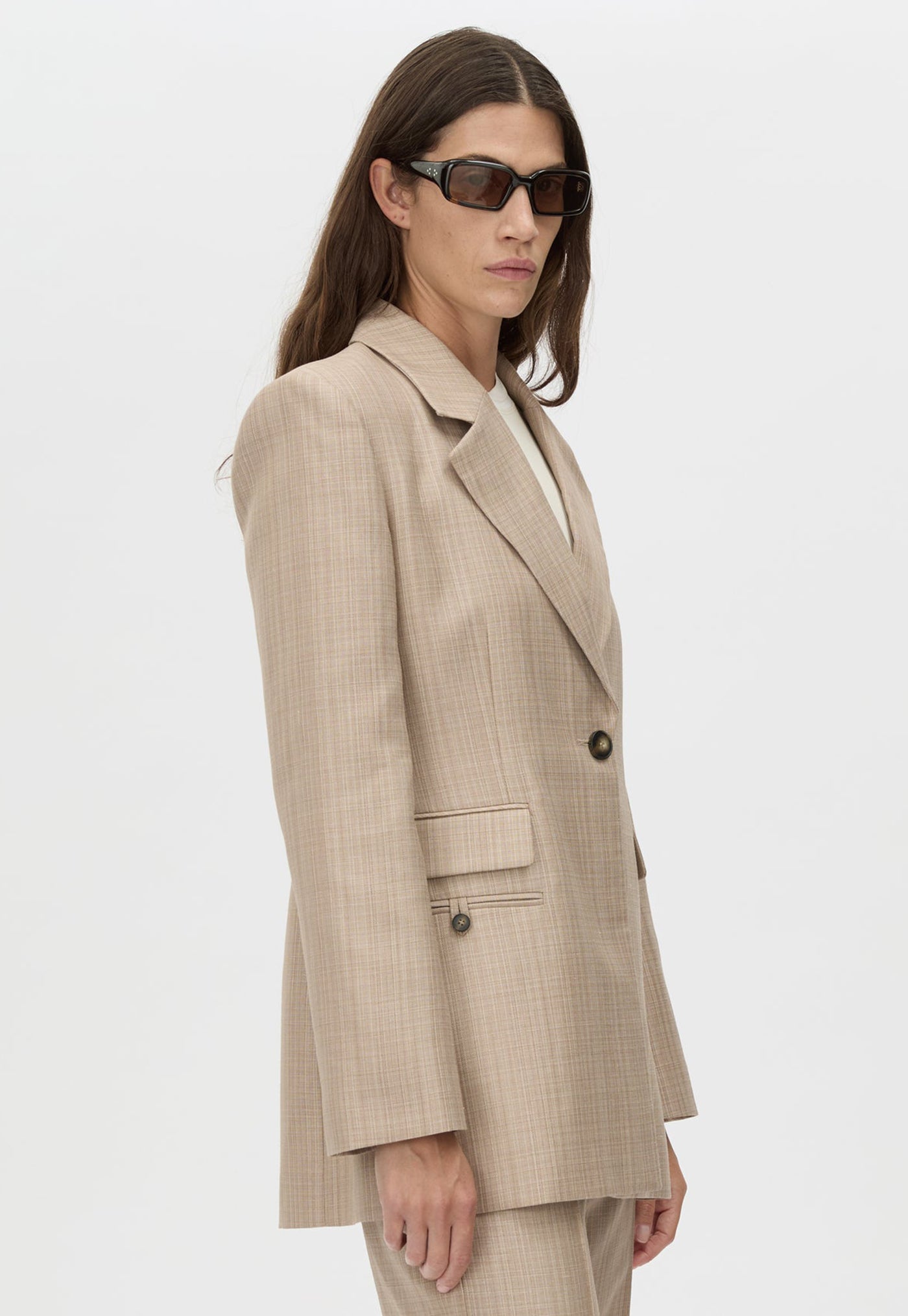 Faro Blazer - Caramel Marle