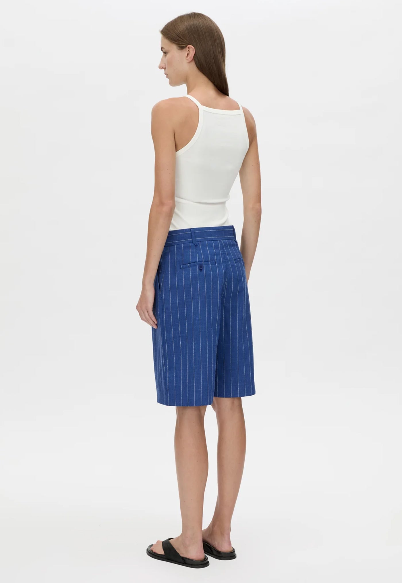 Alberto Short - Blue White Stripe