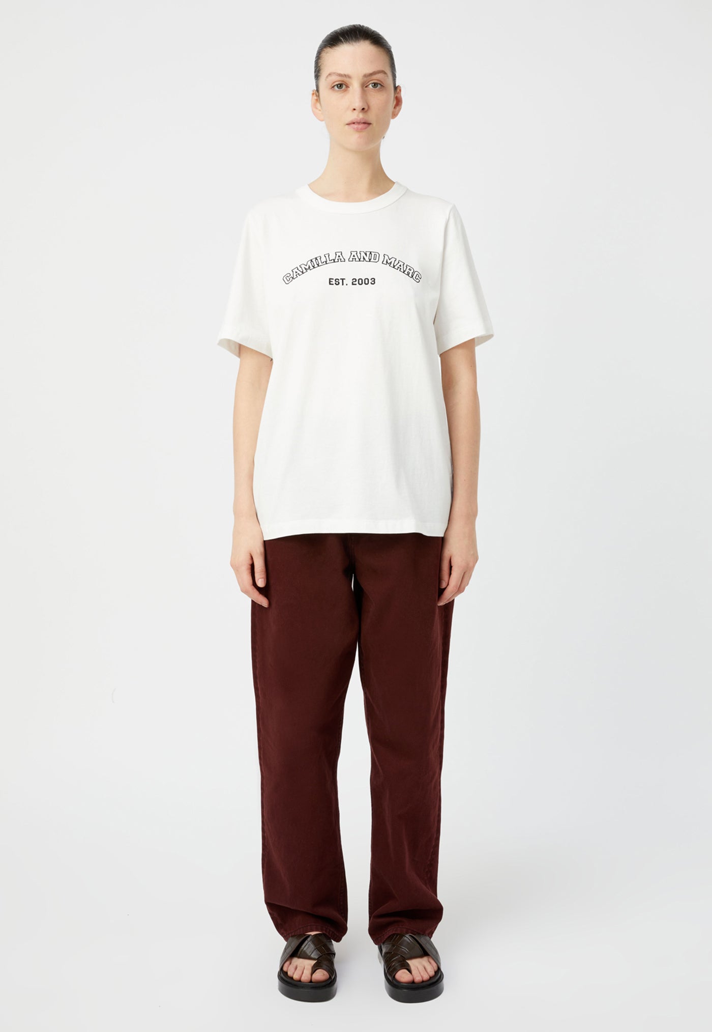 Odessa Graphic Tee - Soft White