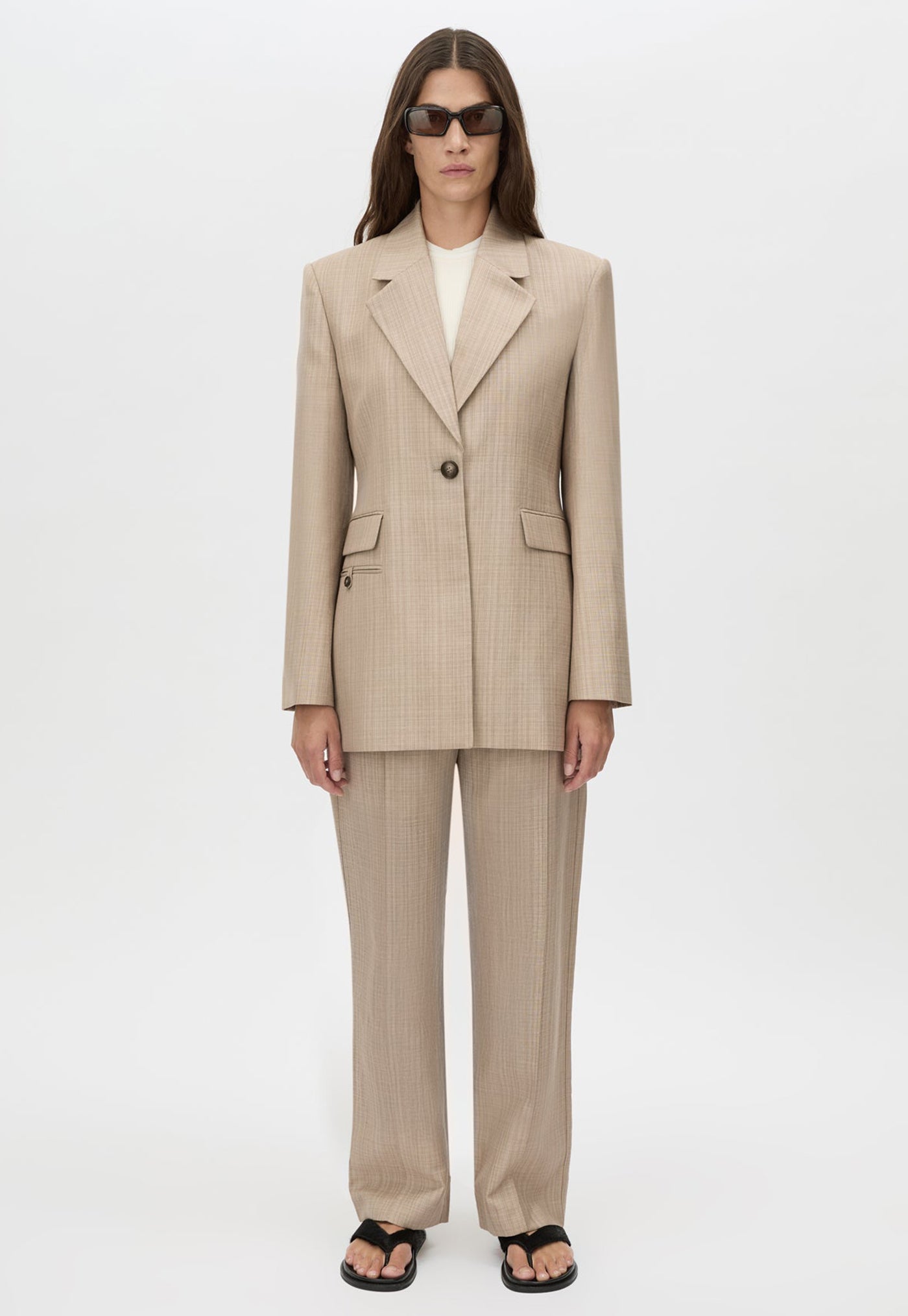 Faro Blazer - Caramel Marle