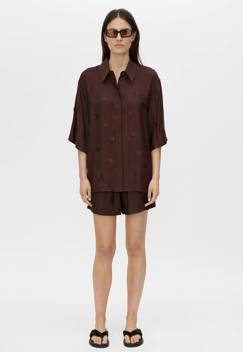 Ottilie 2.0 Short Sleeve Shirt - Chocolate