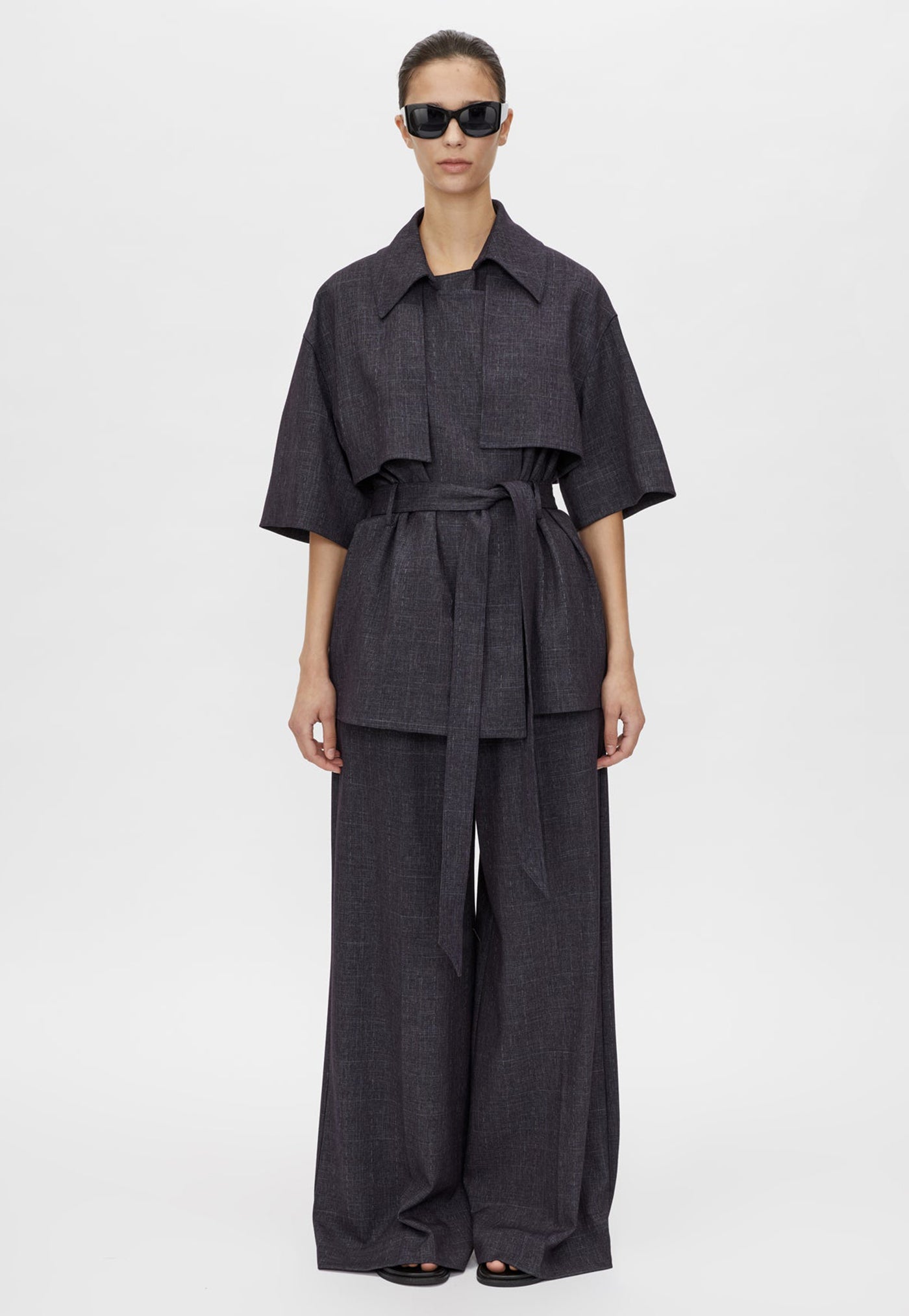 Antony Short Trench - Denim Navy