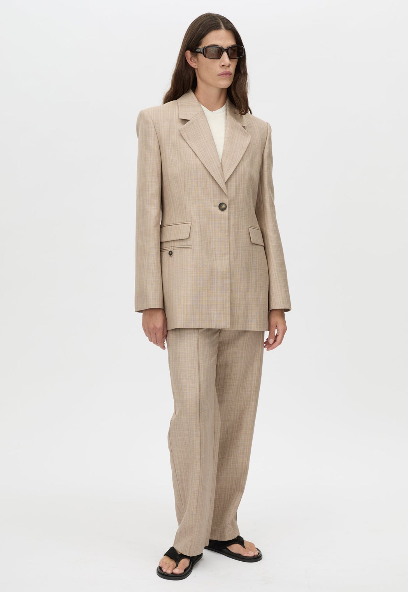 Faro Blazer - Caramel Marle