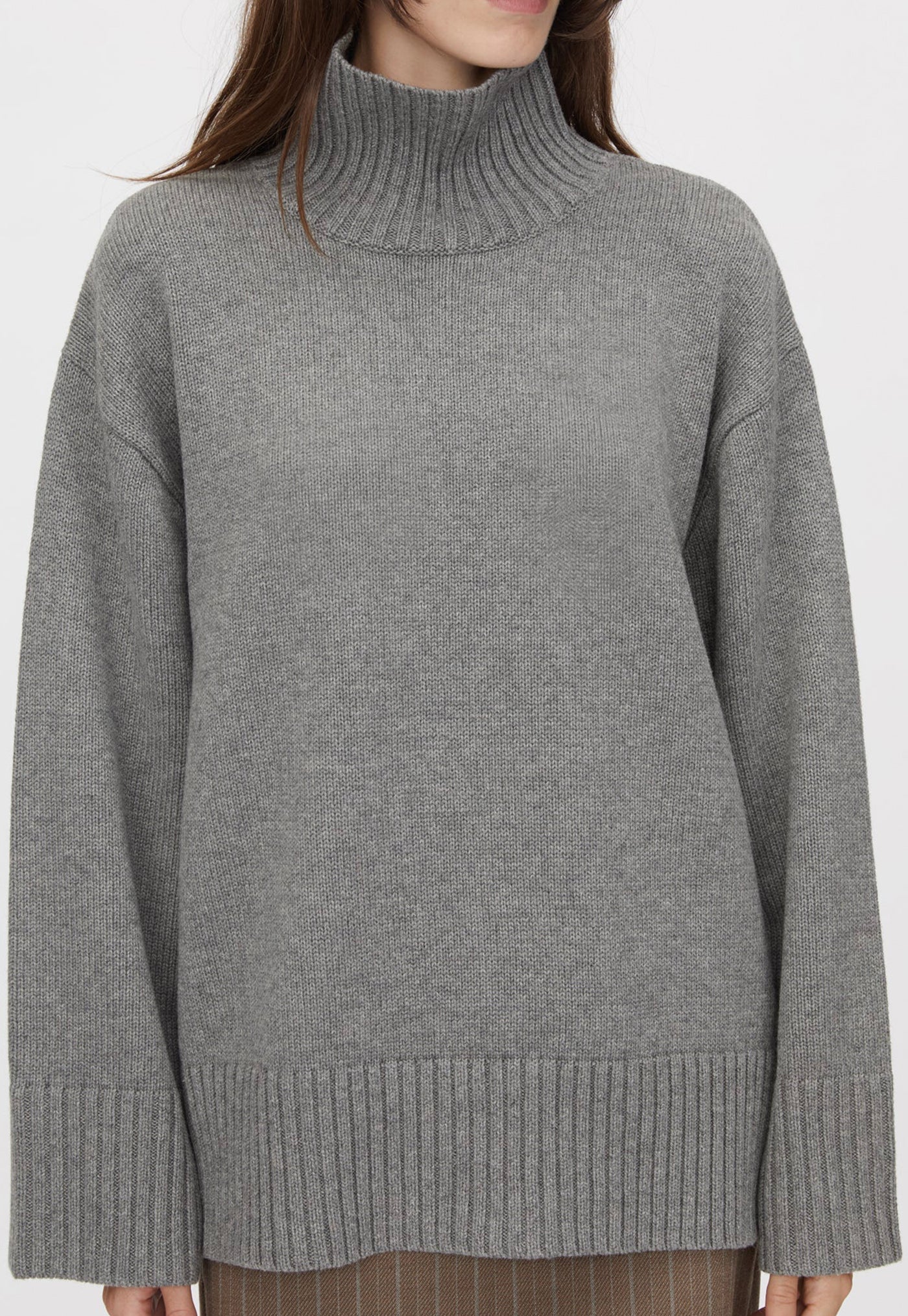 Romeo 2.0 Funnel Neck - Grey Melange