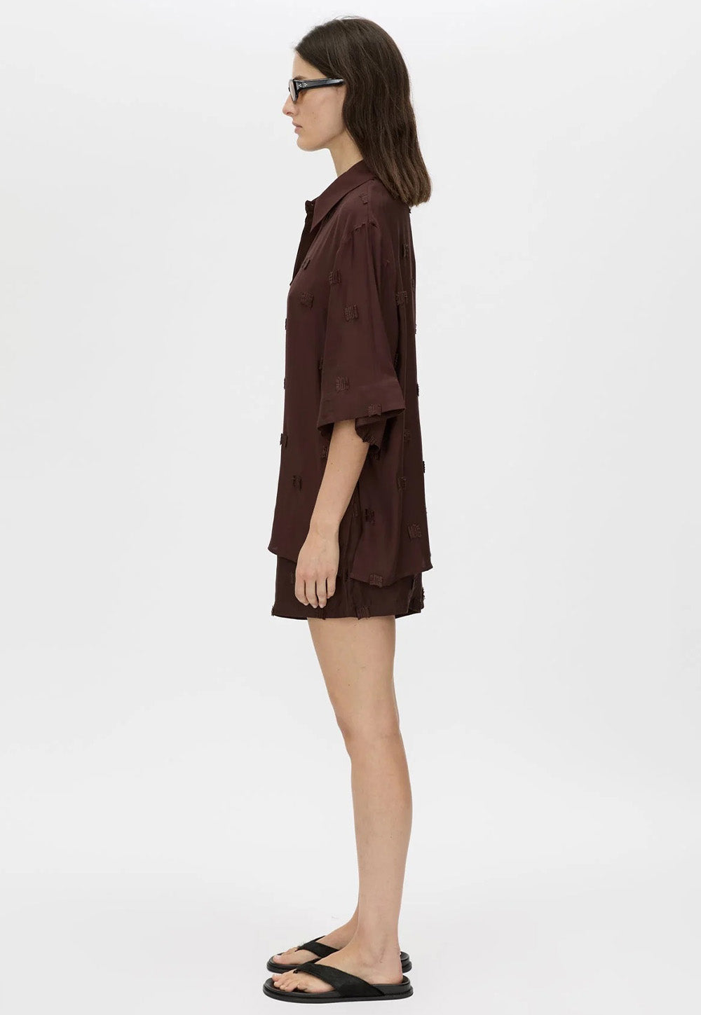 Ottilie 2.0 Short Sleeve Shirt - Chocolate