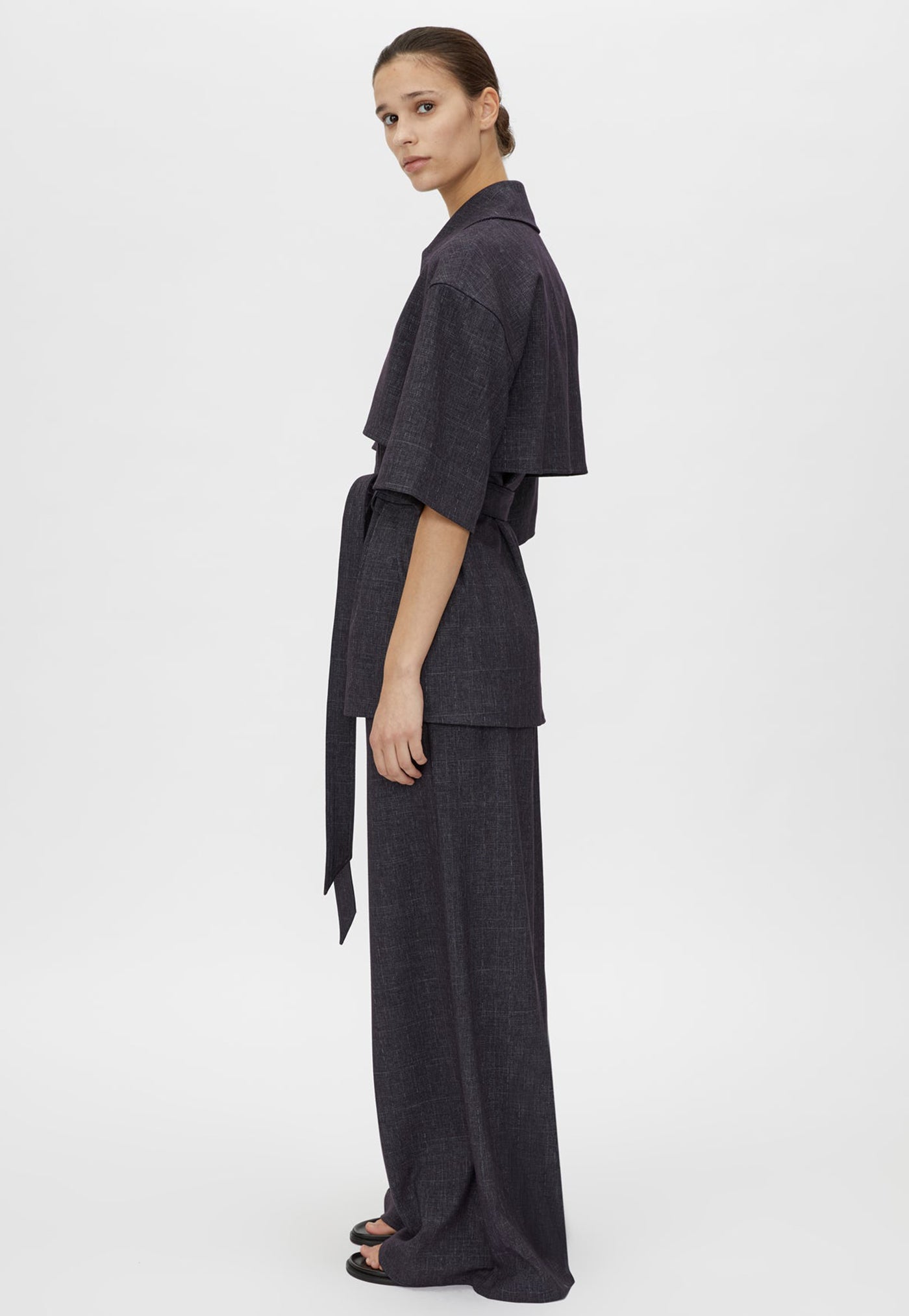 Antony Short Trench - Denim Navy