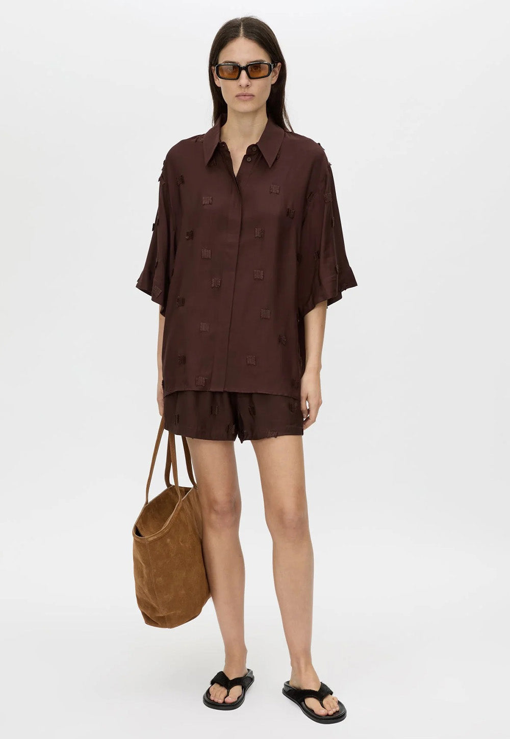 Ottilie 2.0 Short Sleeve Shirt - Chocolate