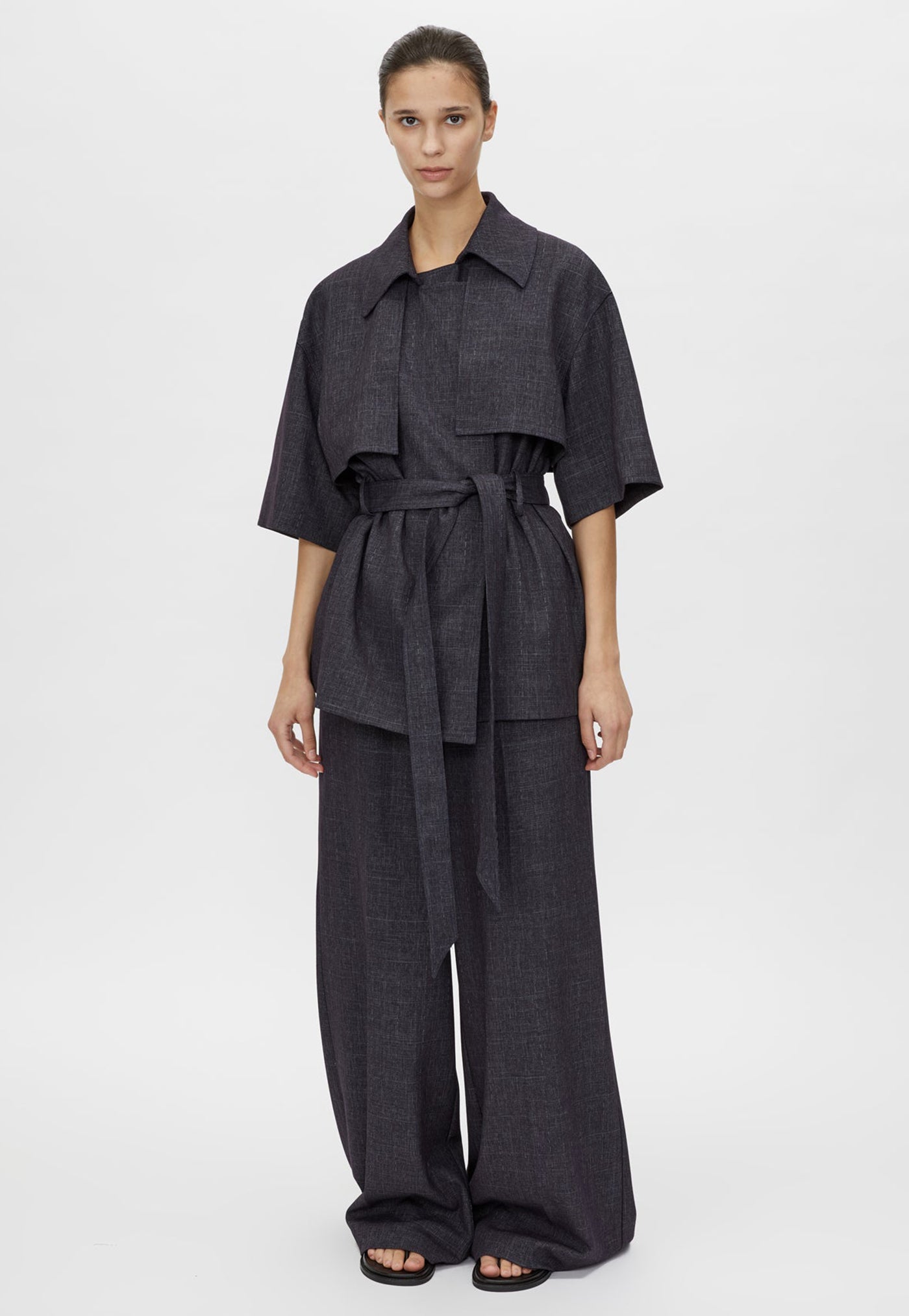 Antony Short Trench - Denim Navy